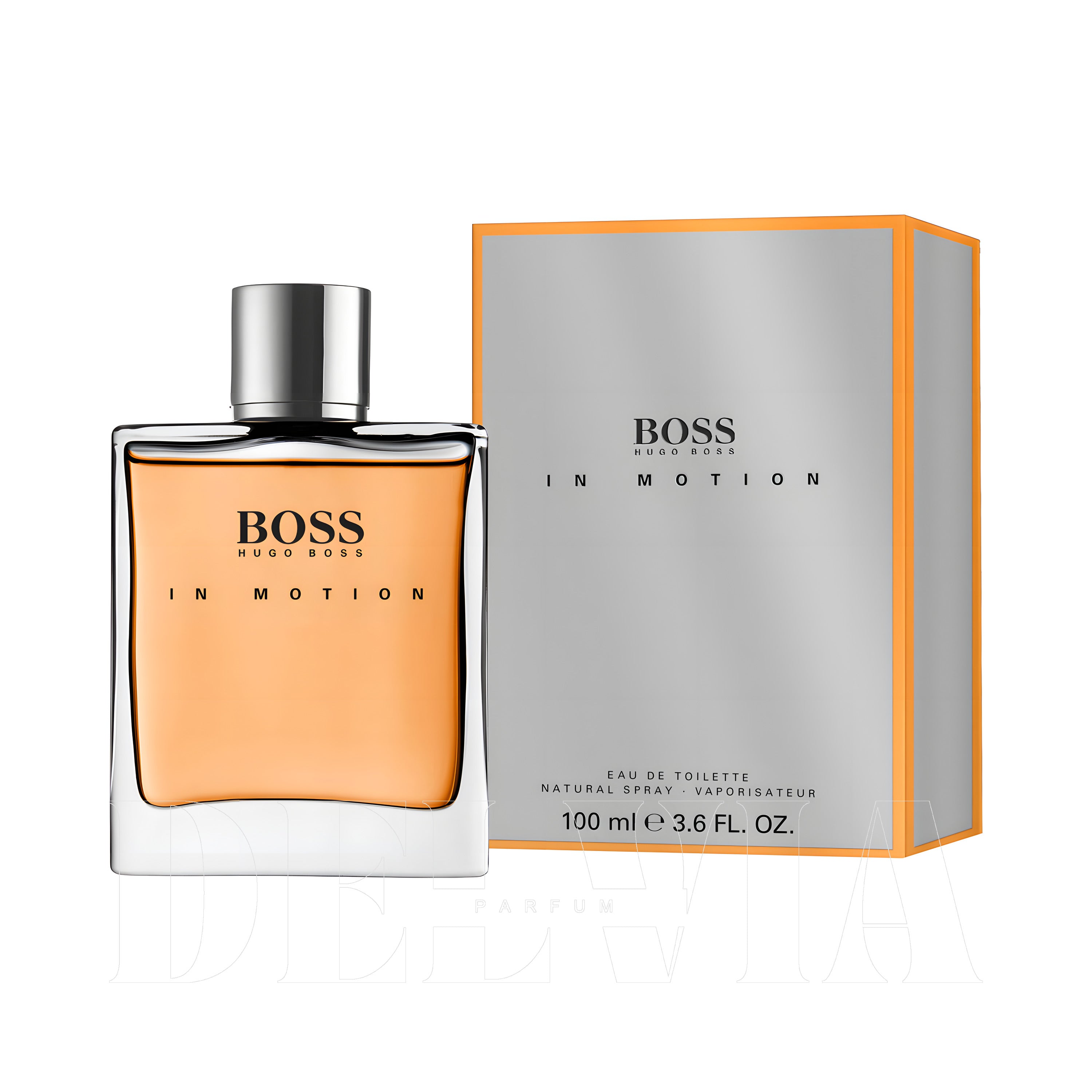 Hugo Boss In Motion 10 ml dekant parfüm — kutu ve şişe görseli