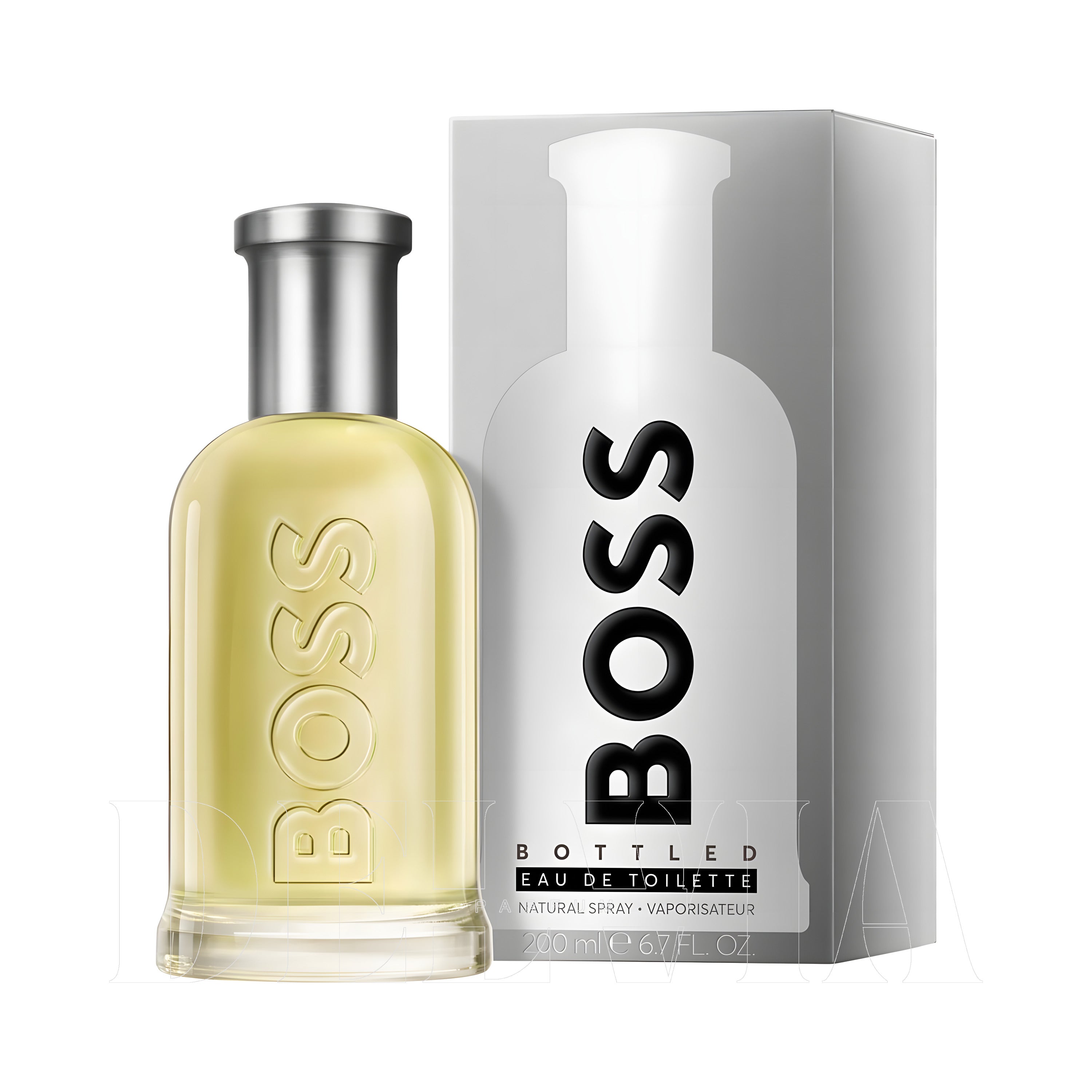 Hugo Boss No6 Bottled 1 ml dekant parfüm — kutu ve şişe görseli