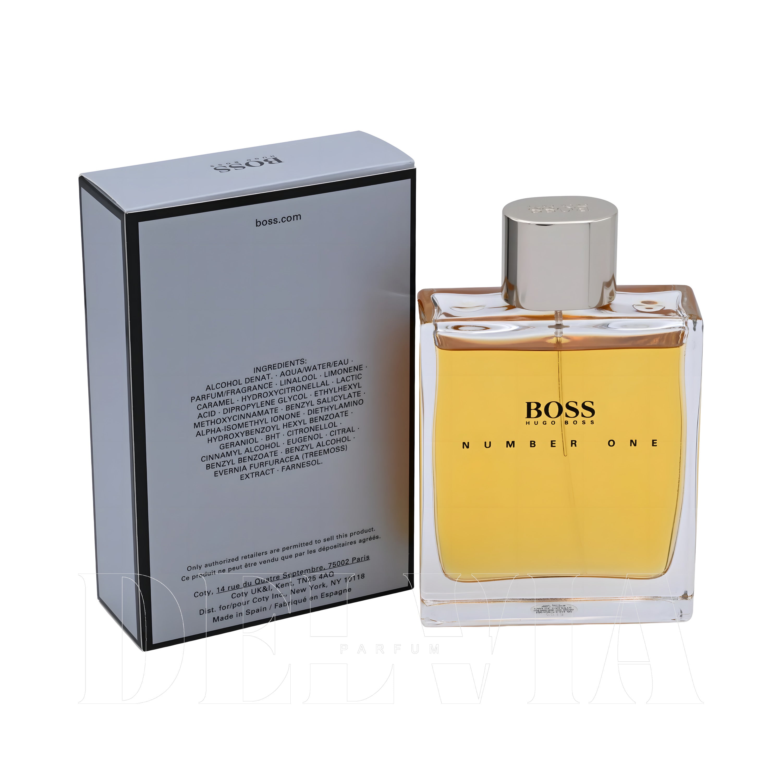 Hugo Boss Number One 20 ml dekant parfüm — kutu ve şişe görseli