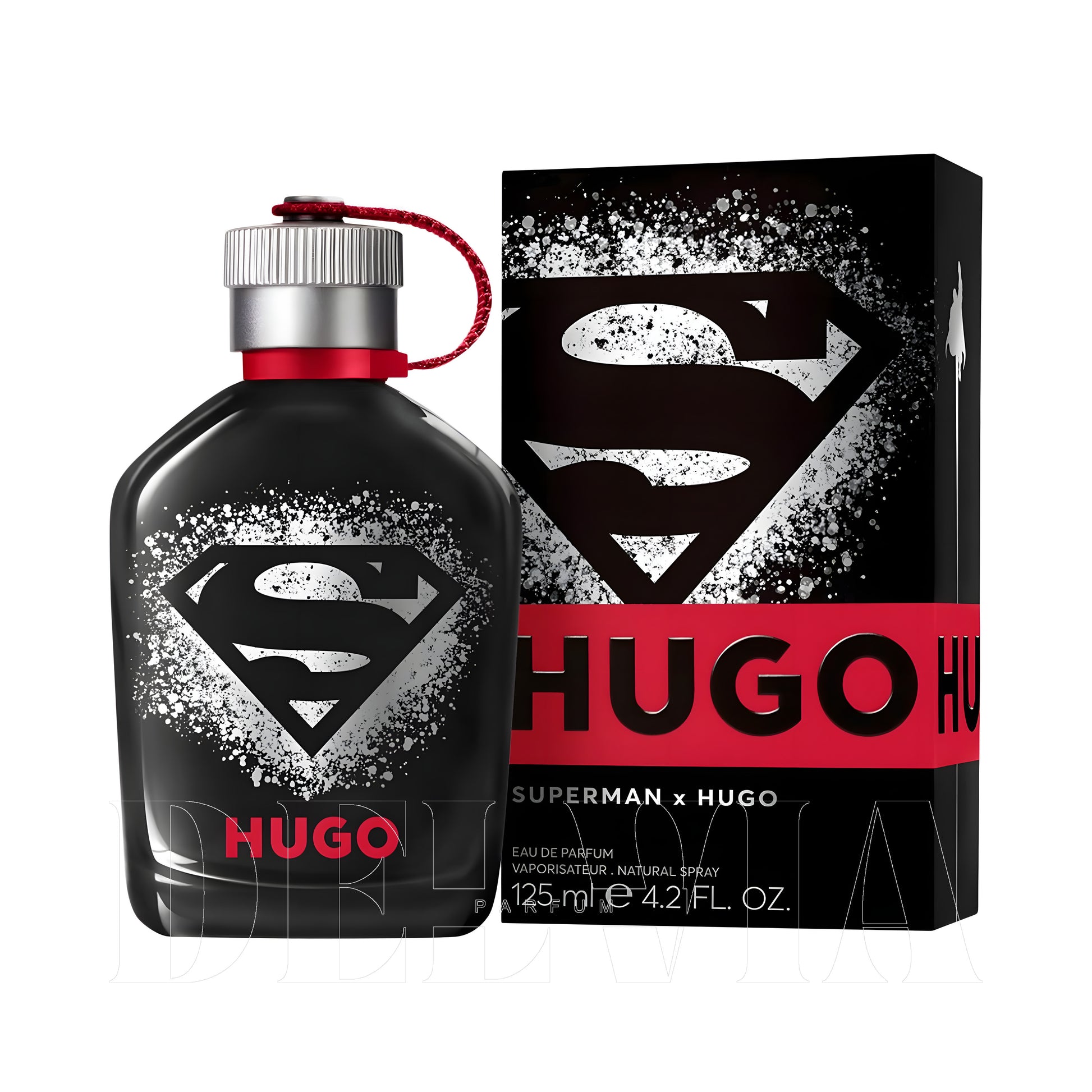 Hugo Boss Superman X Hugo 10 ml dekant parfüm — kutu ve şişe görseli