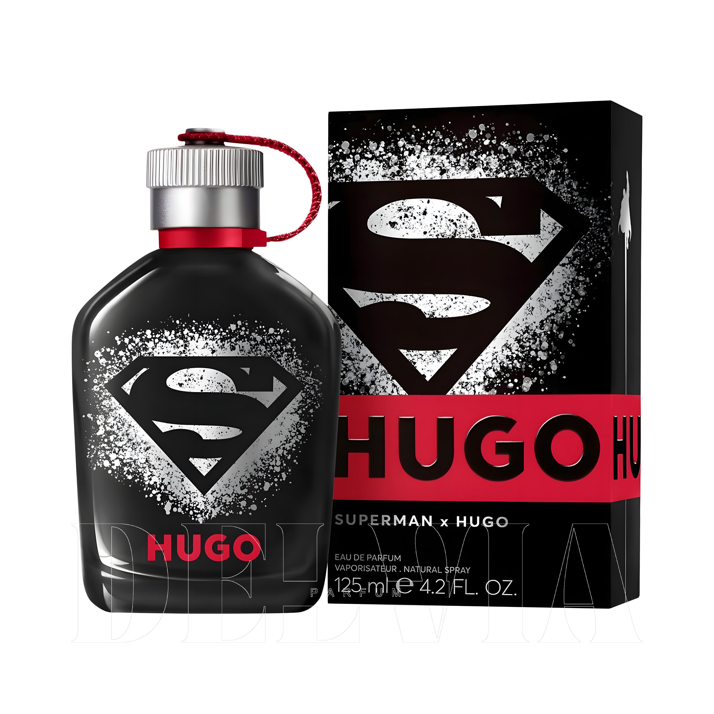 Hugo Boss Superman X Hugo 10 ml dekant parfüm — kutu ve şişe görseli