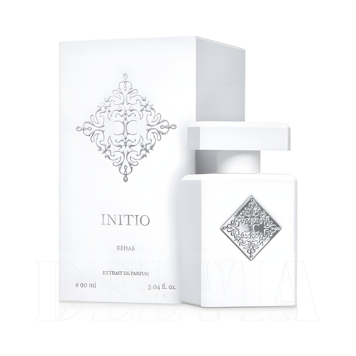 Initio Rehab Extrait De Parfum 2 ml dekant parfüm — şişe+kutu görseli