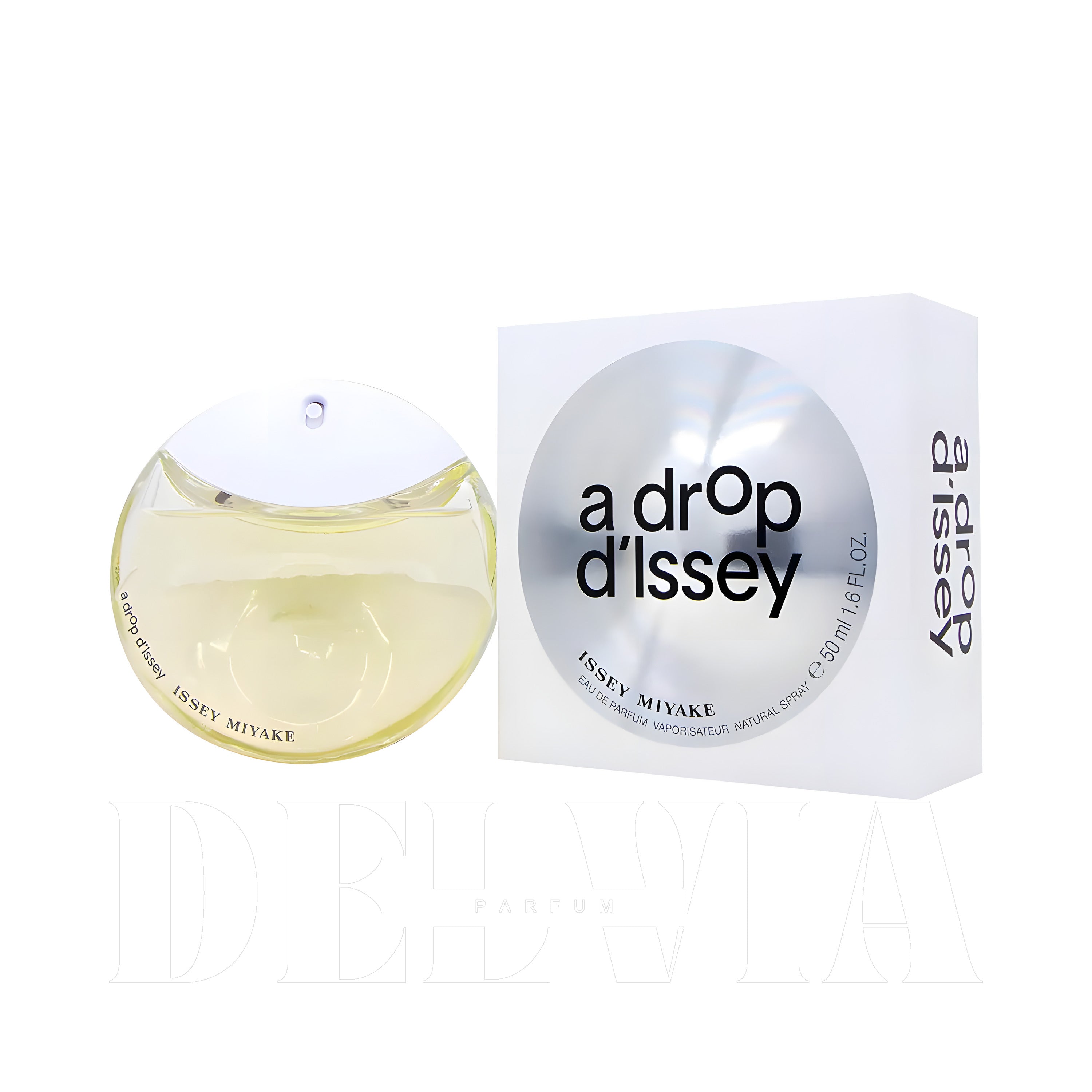 Issey Miyake A Drop D Issey 5 ml dekant parfüm — kutu ve şişe görseli