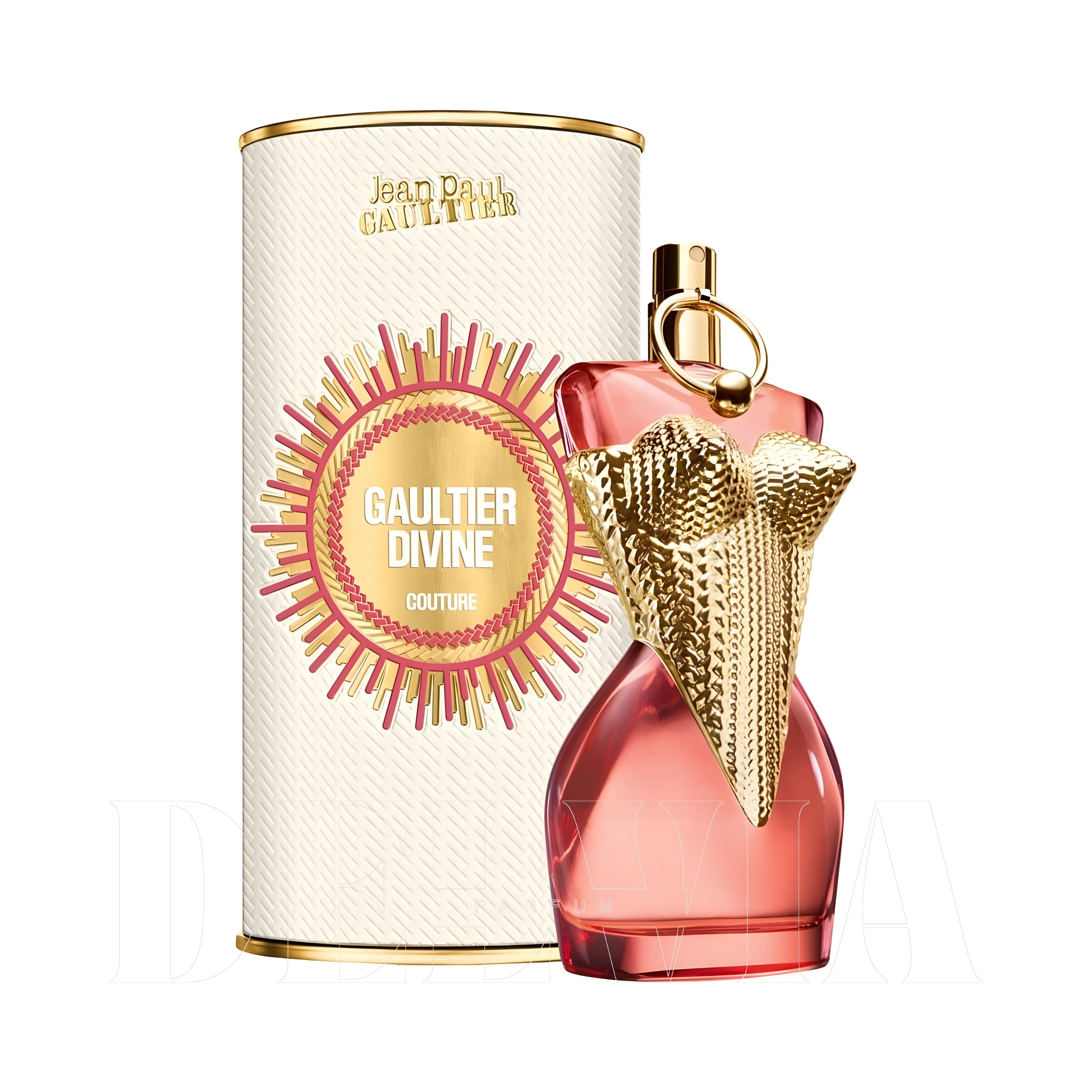 Jean Paul Gaultier Divine Couture 30 ml dekant parfüm — kutu ve şişe görseli