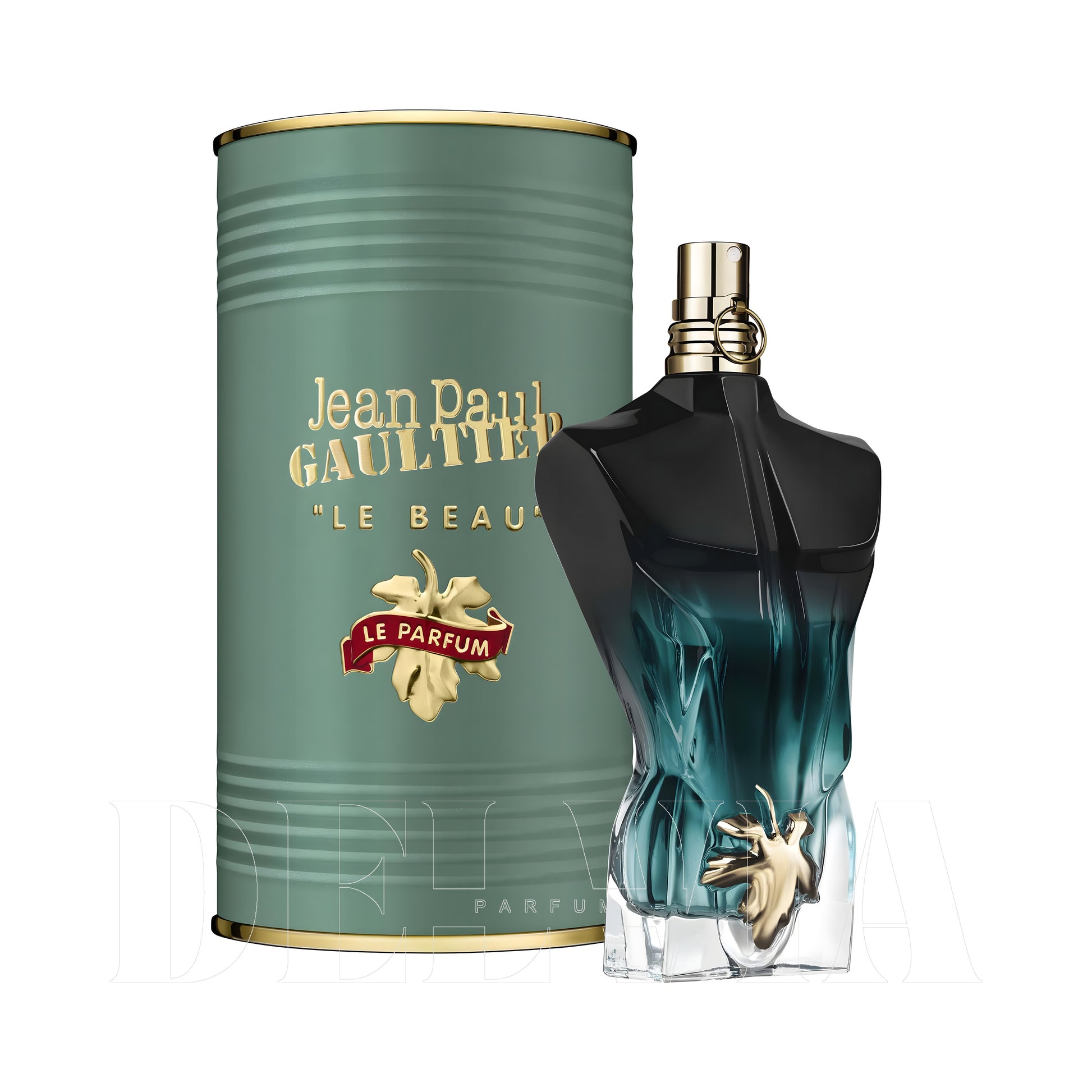 Jean Paul Gaultier Le Beau Le Parfum 8 ml dekant parfüm — kutu ve şişe görseli