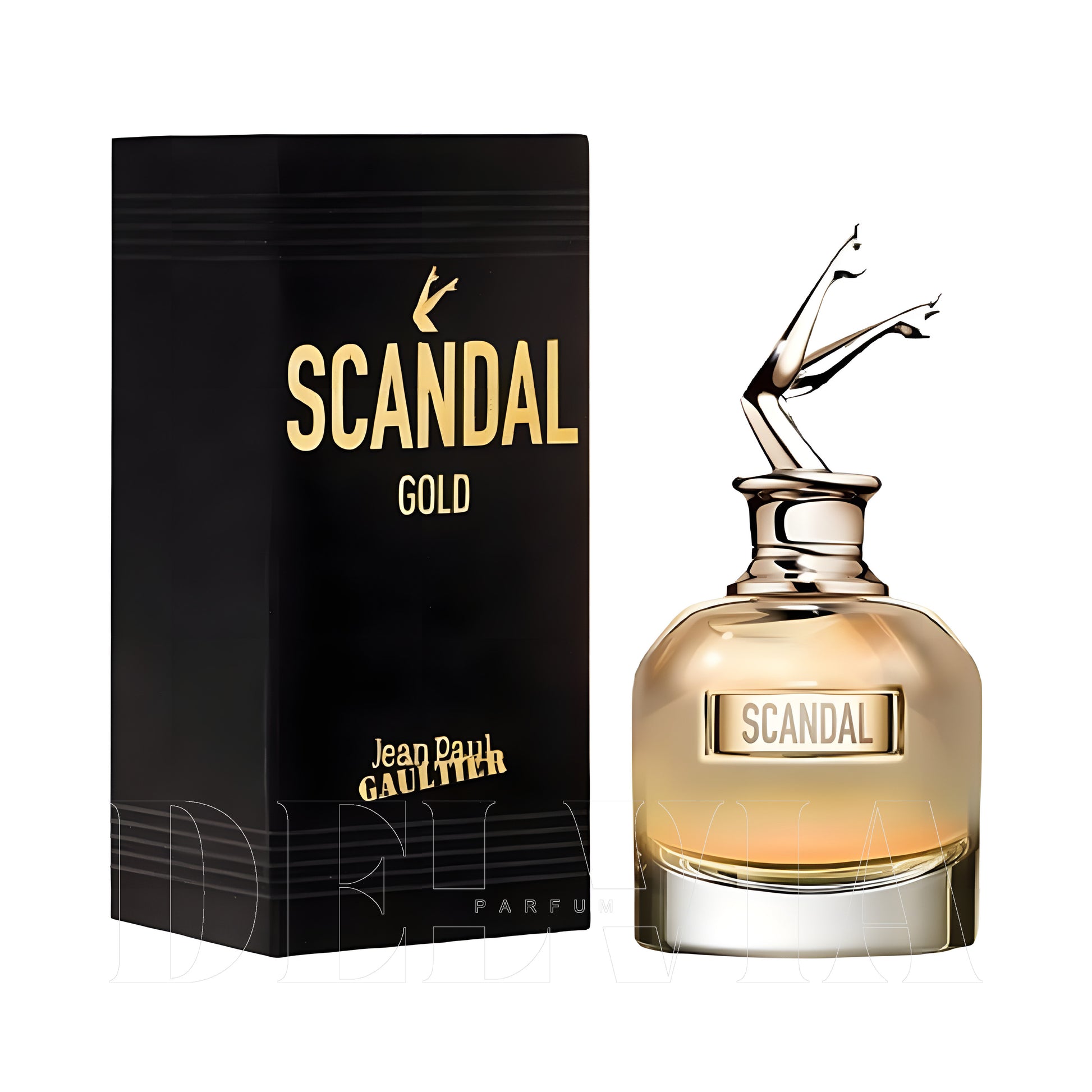 Jean Paul Gaultier Scandal Gold Tam Boy Parfum — kutu ve şişe görseli