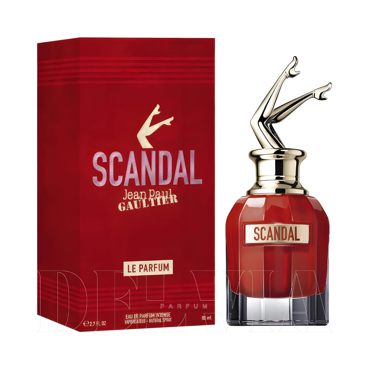 Jean Paul Gaultier Scandal Le Parfum For Her 1 ml dekant parfüm — kutu ve şişe görseli