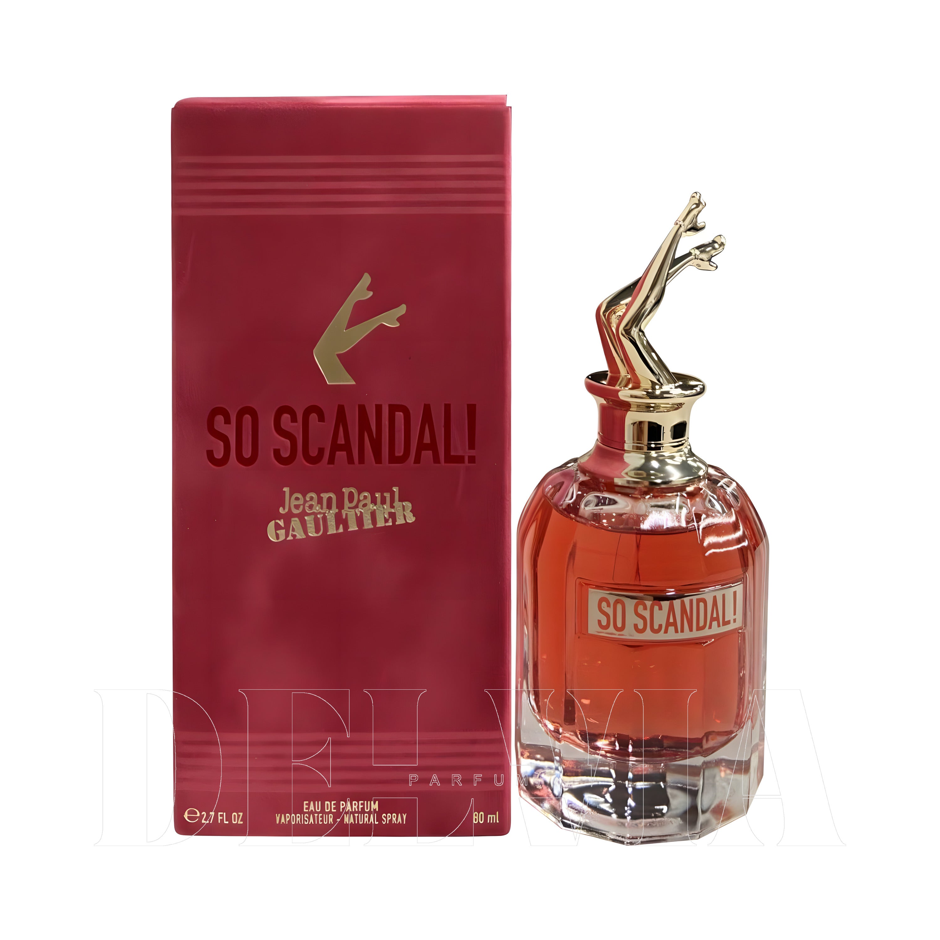 Jean Paul Gaultier So Scandal Tam Boy Parfum — kutu ve şişe görseli