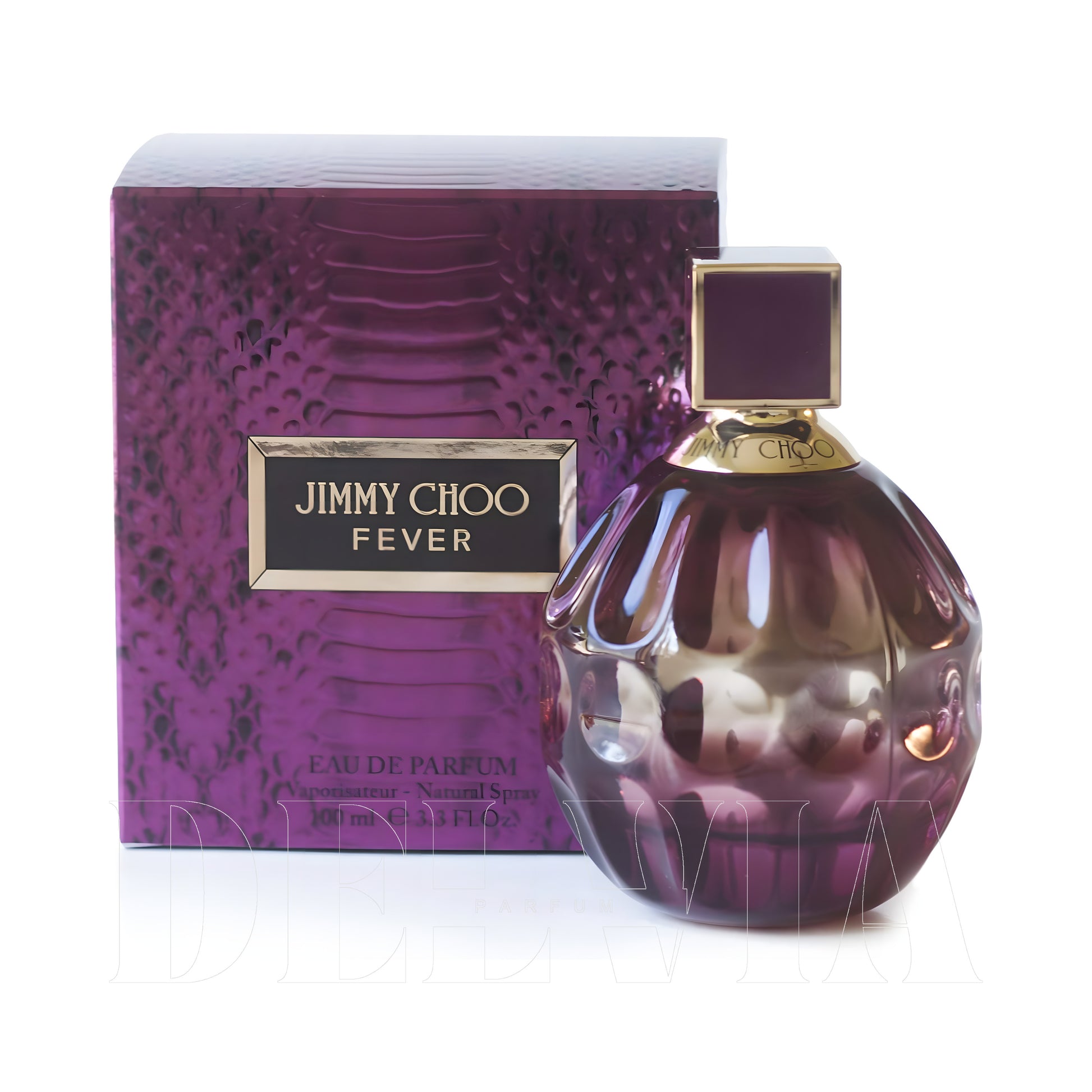 Jimmy Choo Fever 10 Ml dekant parfüm Parfum — kutu ve şişe görseli