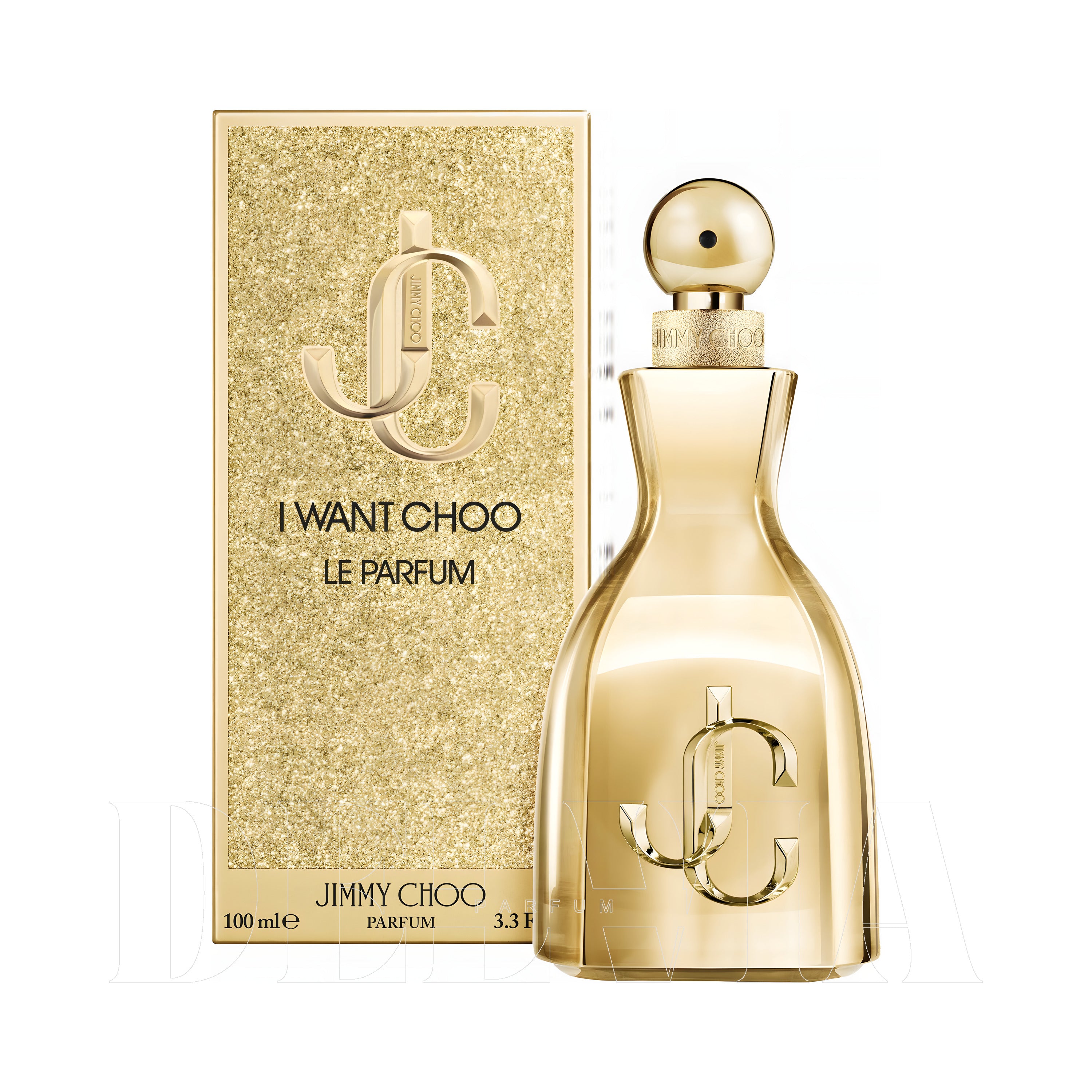 Jimmy Choo I Want Choo Le Parfum Katı Parfum — kutu ve şişe görseli