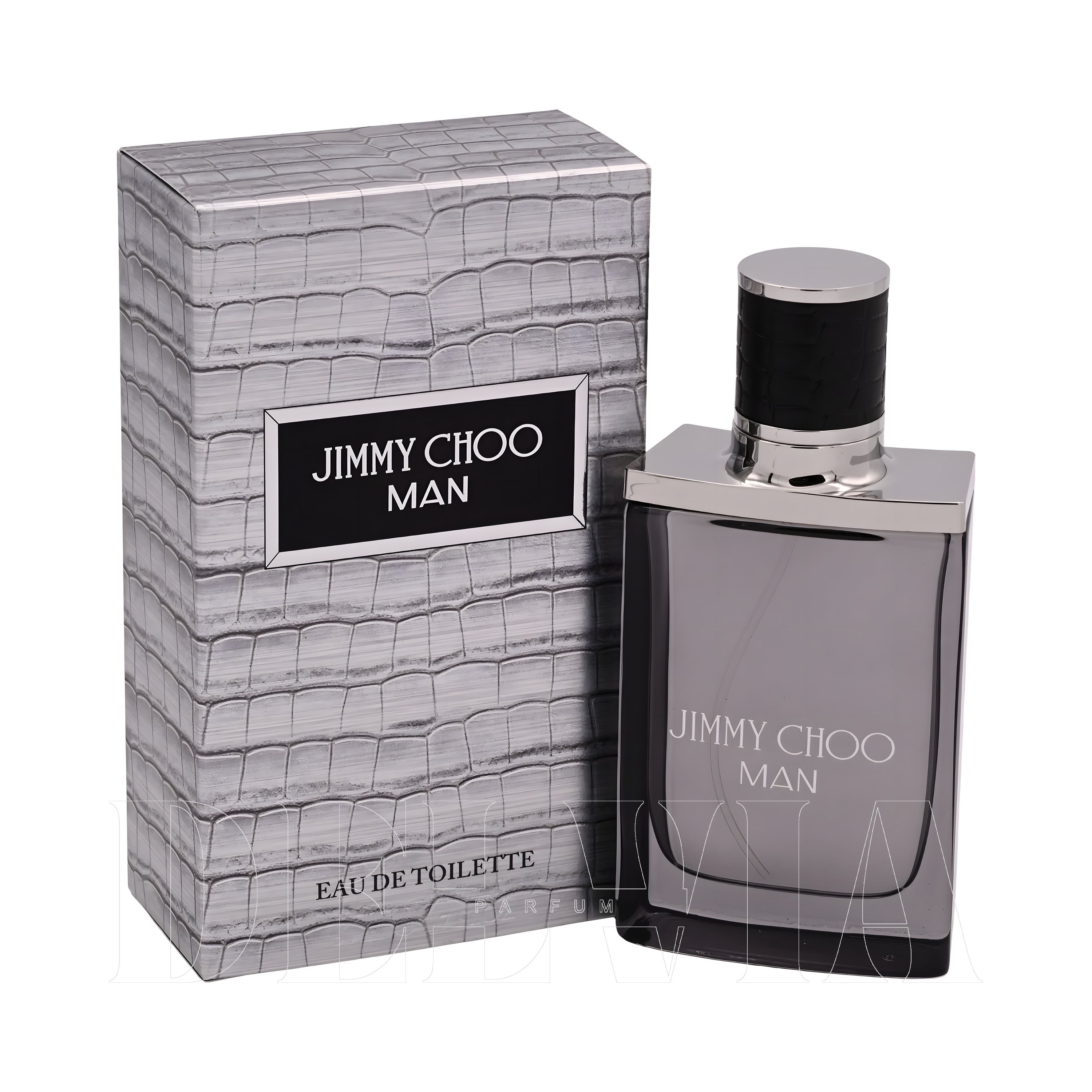 Jimmy Choo Man 8 ml dekant parfüm — kutu ve şişe görseli