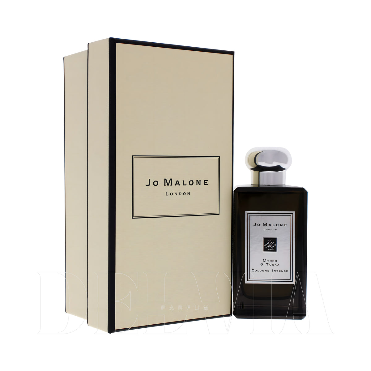 Jo Malone Myrrh Tonka Cologne Intense 3 ml dekant parfüm — kutu ve şişe görseli