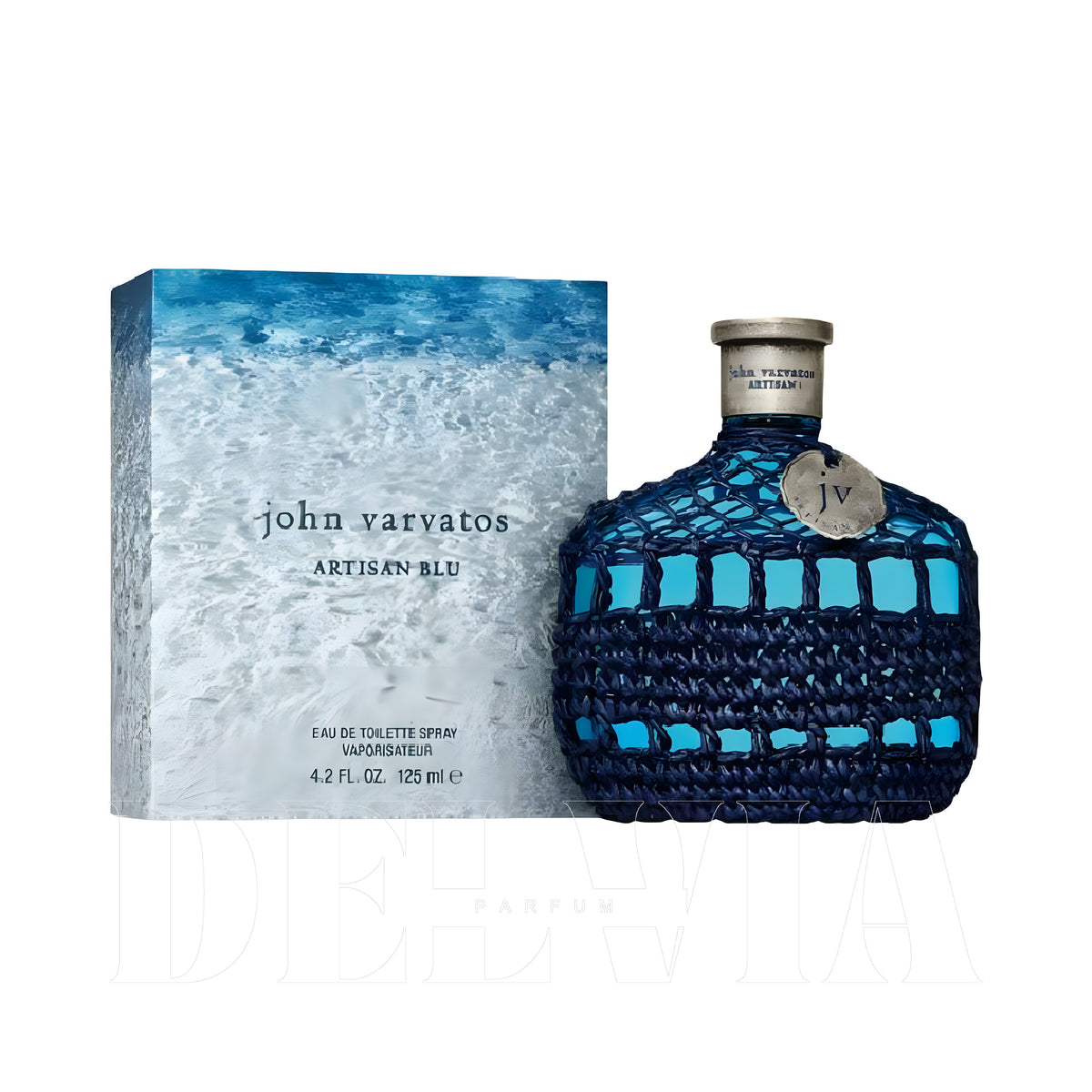 John Varvatos Artisan Blu Edt Araba Kokusu — kutu ve şişe görseli