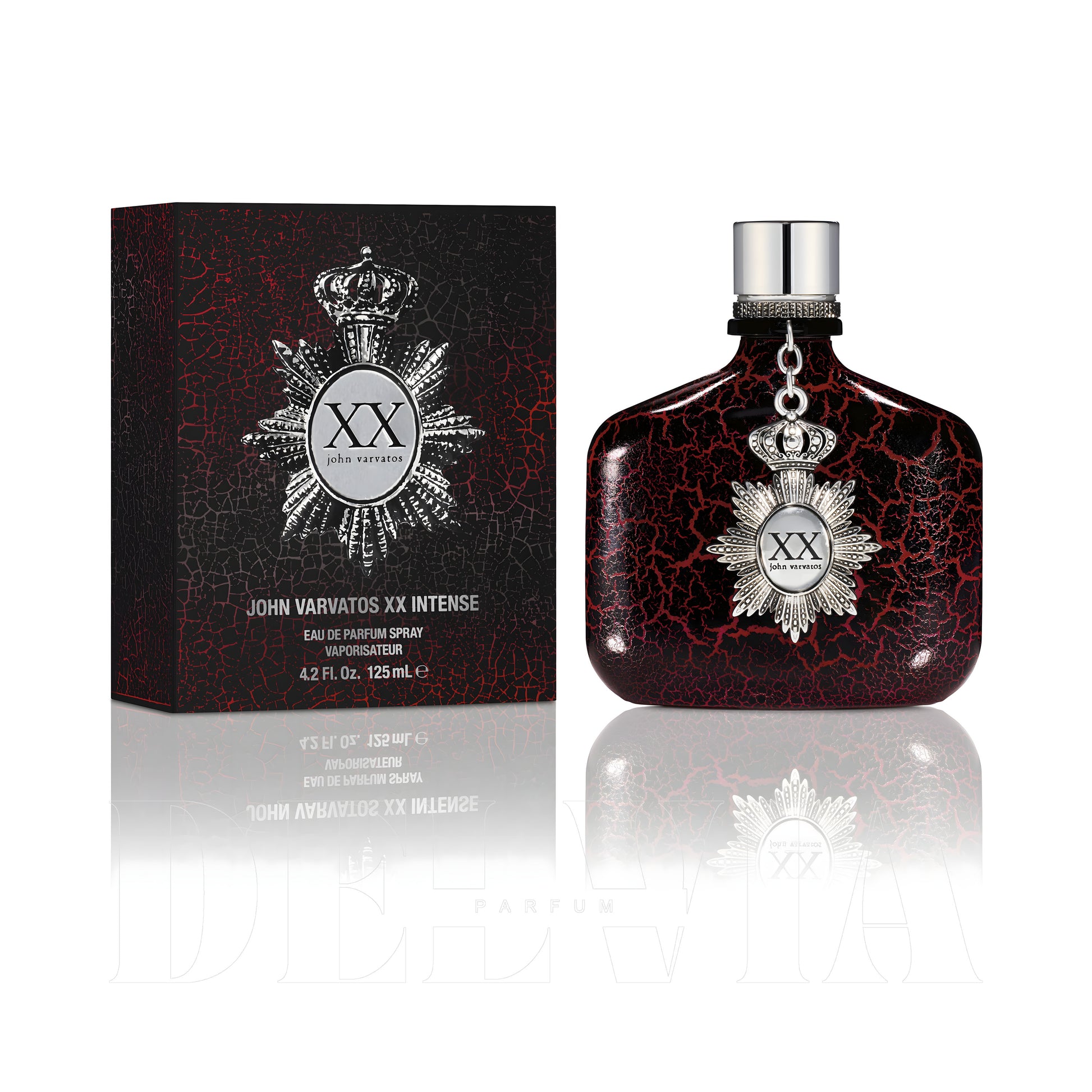 John Varvatos Xx Intense 3 ml dekant parfüm — şişe görseli