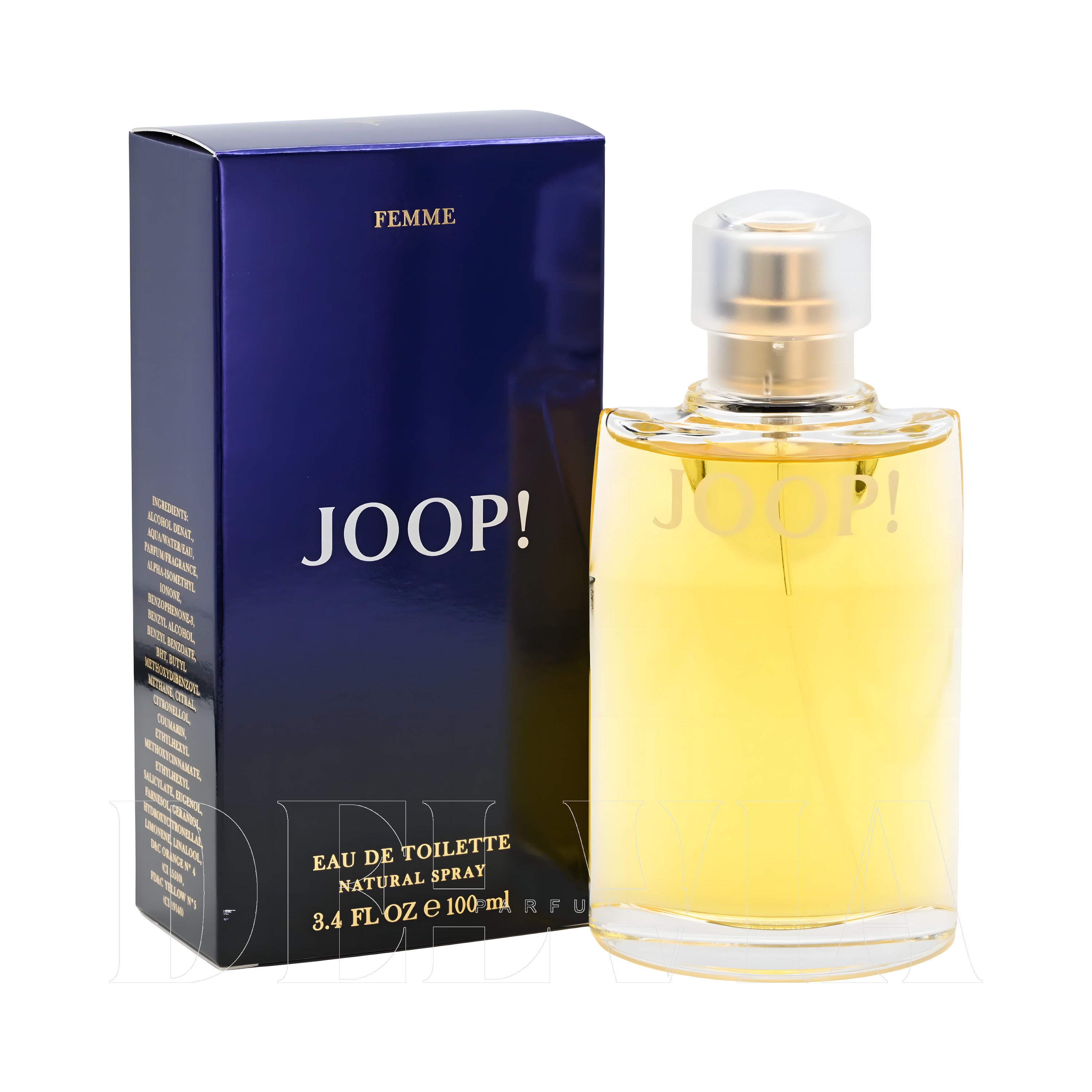 Joop Femme 10 ml dekant parfüm — kutu ve şişe görseli