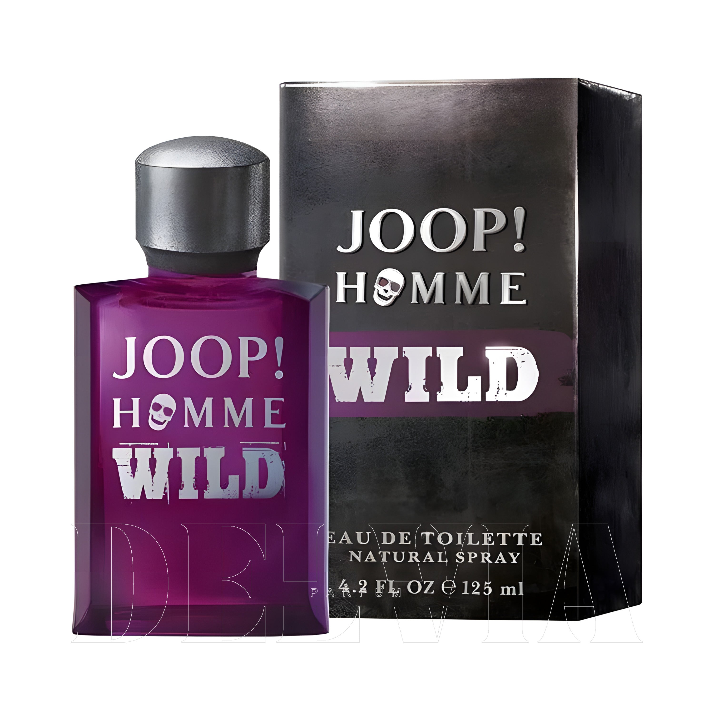 Joop Homme Wild 8 ml dekant parfüm — kutu ve şişe görseli