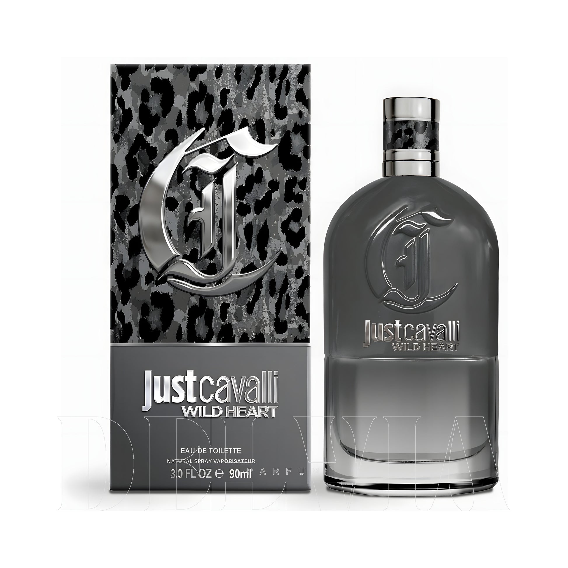 Just Cavalli Wild Heart 2 ml dekant parfüm — kutu ve şişe görseli