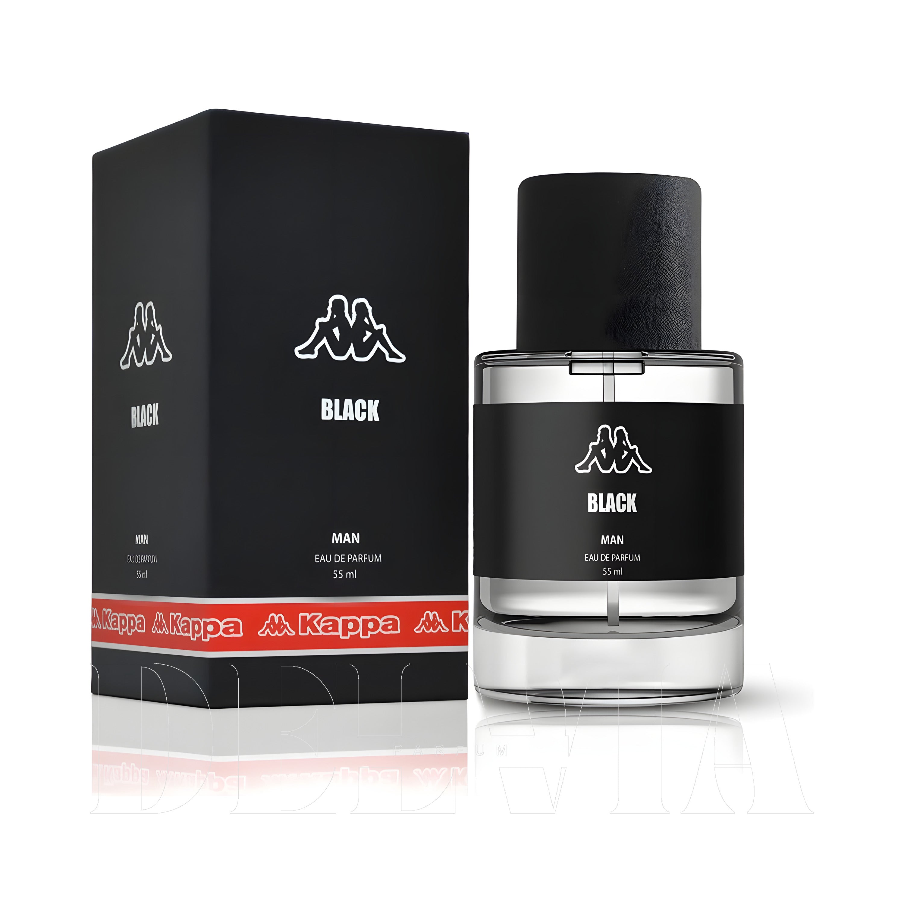 Kappa Black Tam Boy Parfum — kutu ve şişe görseli