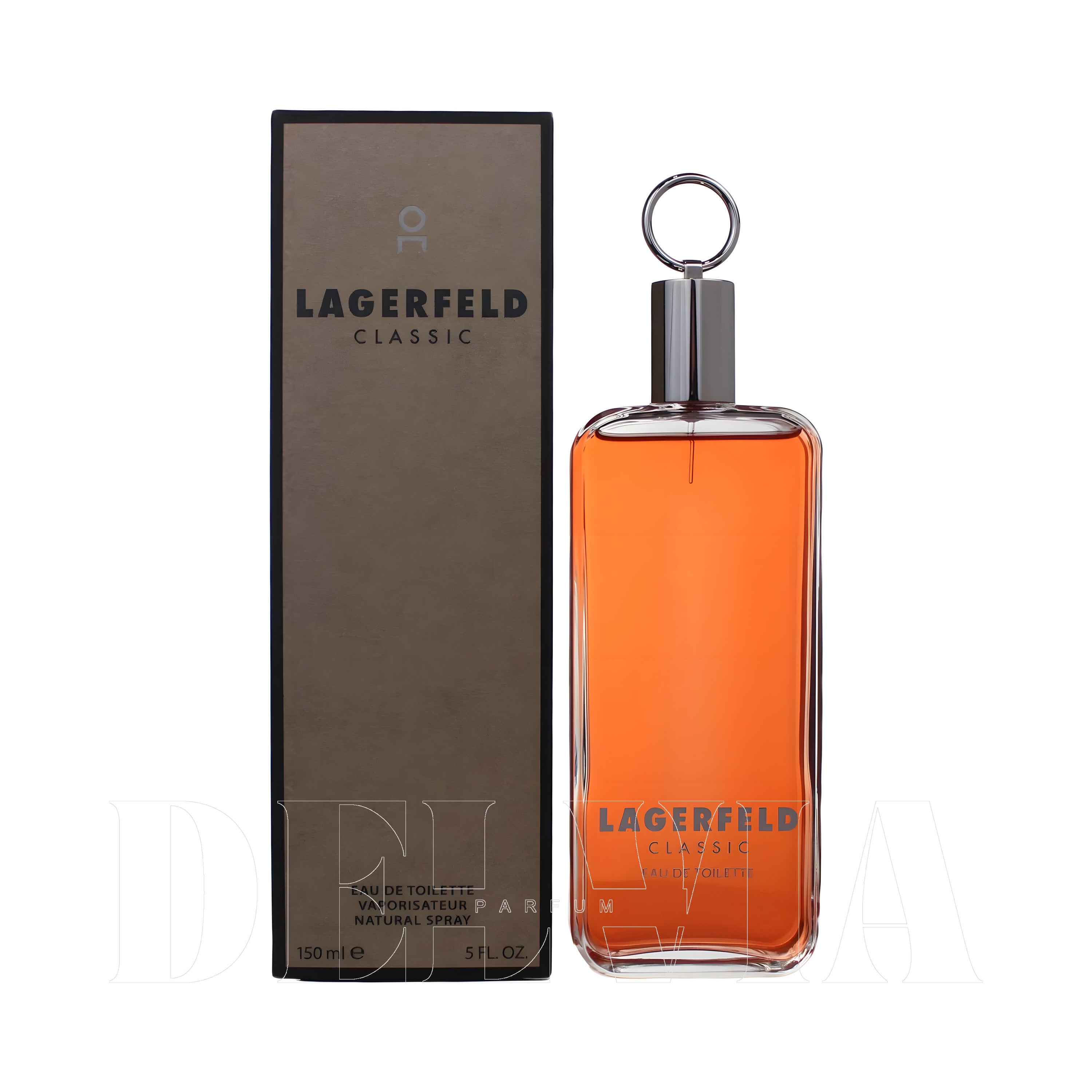 Karl Lagerfeld Classic 8 ml dekant parfüm — kutu ve şişe görseli