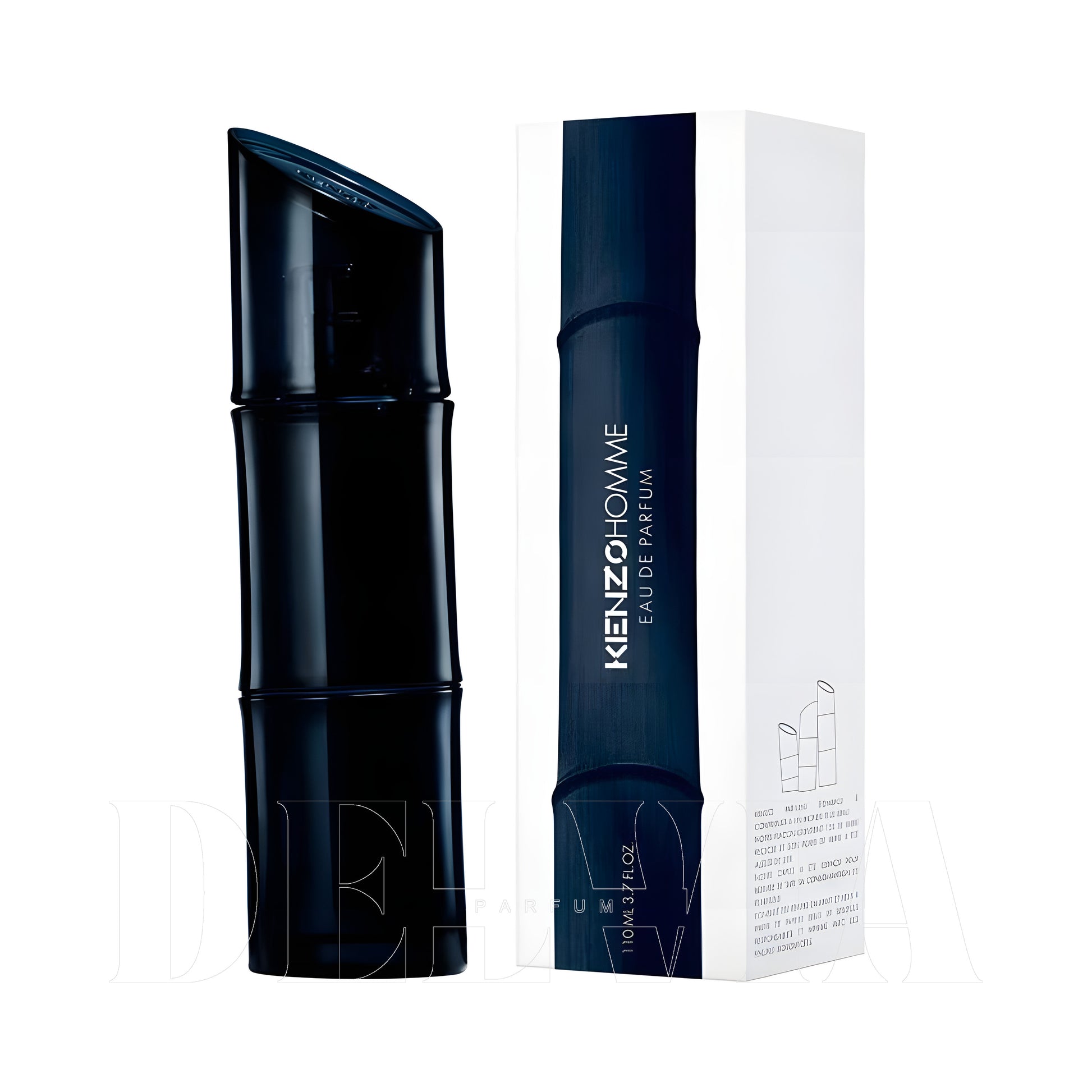 Kenzo Homme 1 ml dekant parfüm — kutu ve şişe görseli