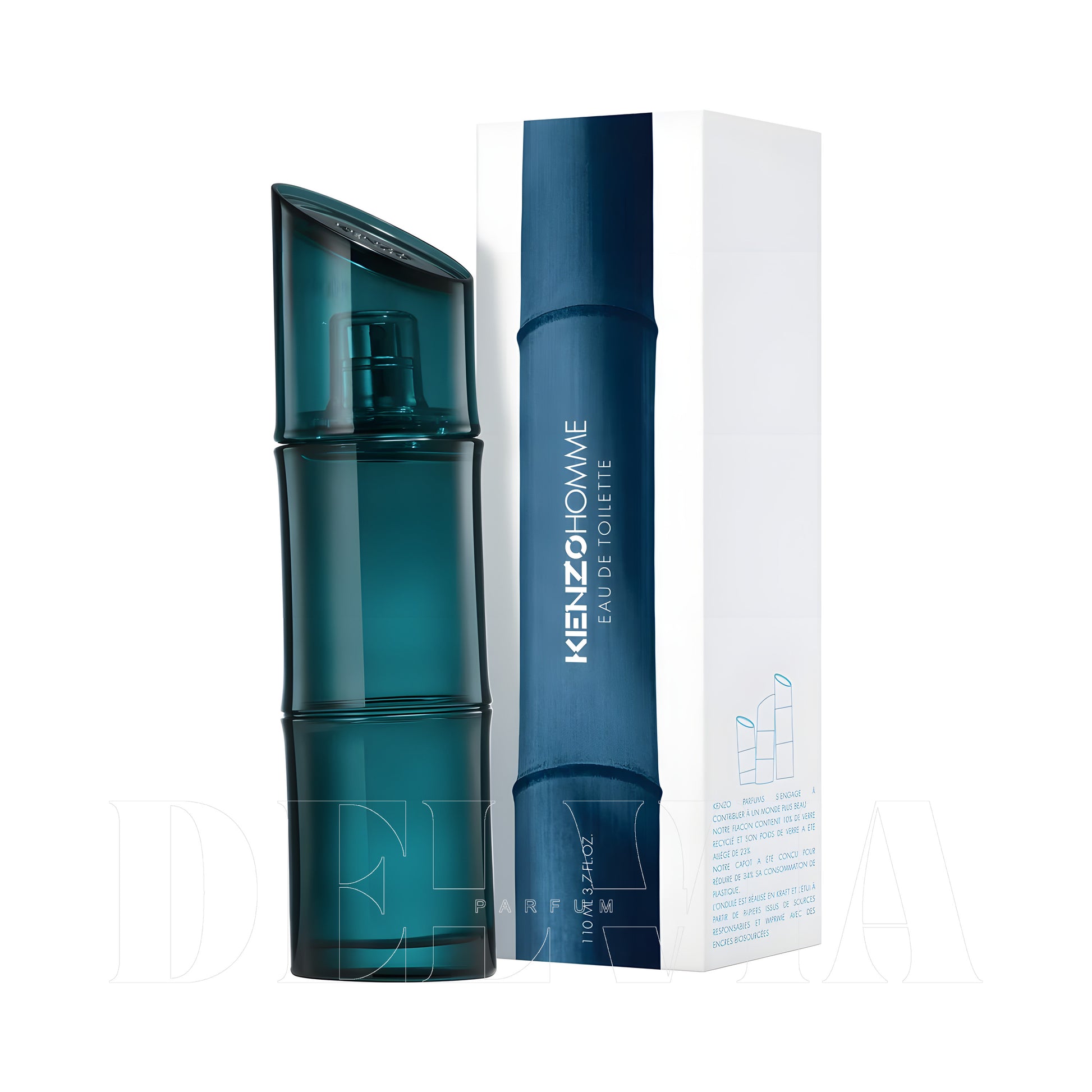 Kenzo Homme 2 ml dekant parfüm — kutu ve şişe görseli
