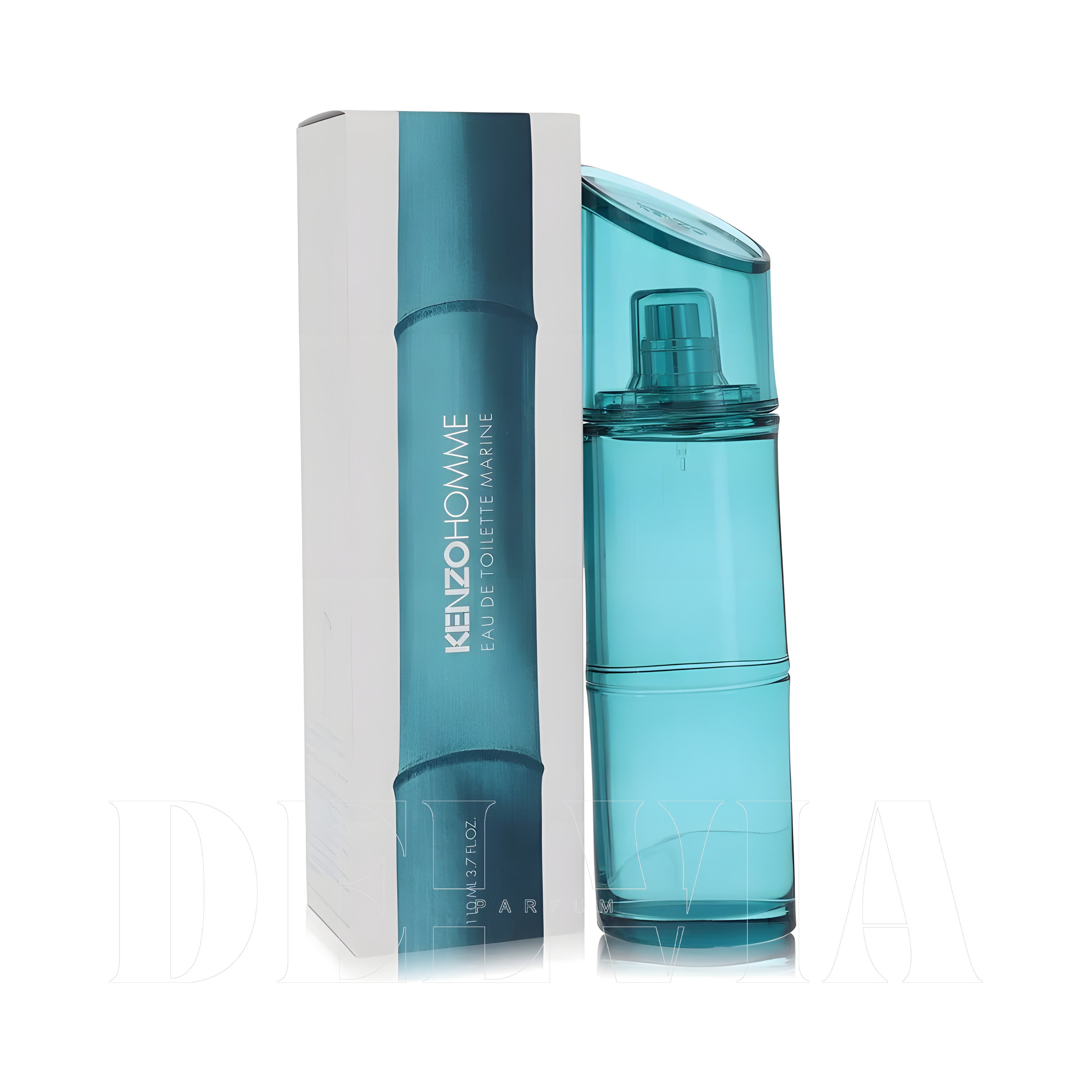 Kenzo Homme Marine 20 ml dekant parfüm — kutu ve şişe görseli