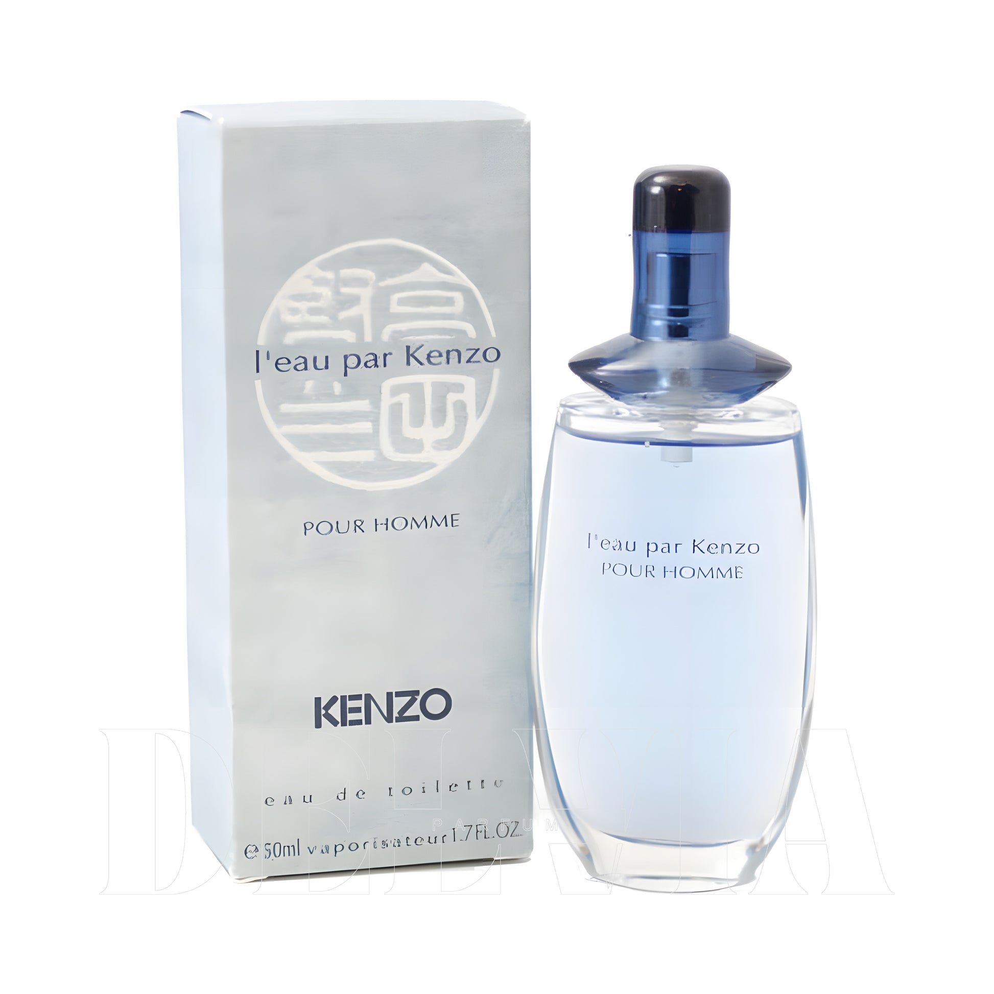 Kenzo L Eau Par Homme 10 ml dekant parfüm — kutu ve şişe görseli