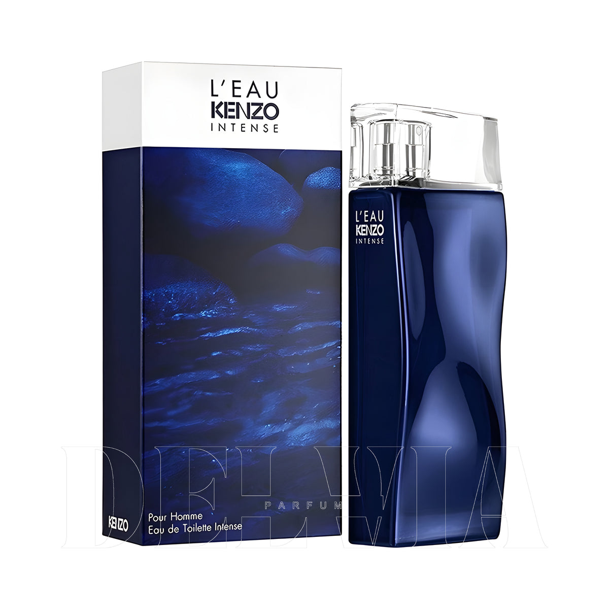 Kenzo L Eau Par Intense Edt 3 ml dekant parfüm — kutu ve şişe görseli