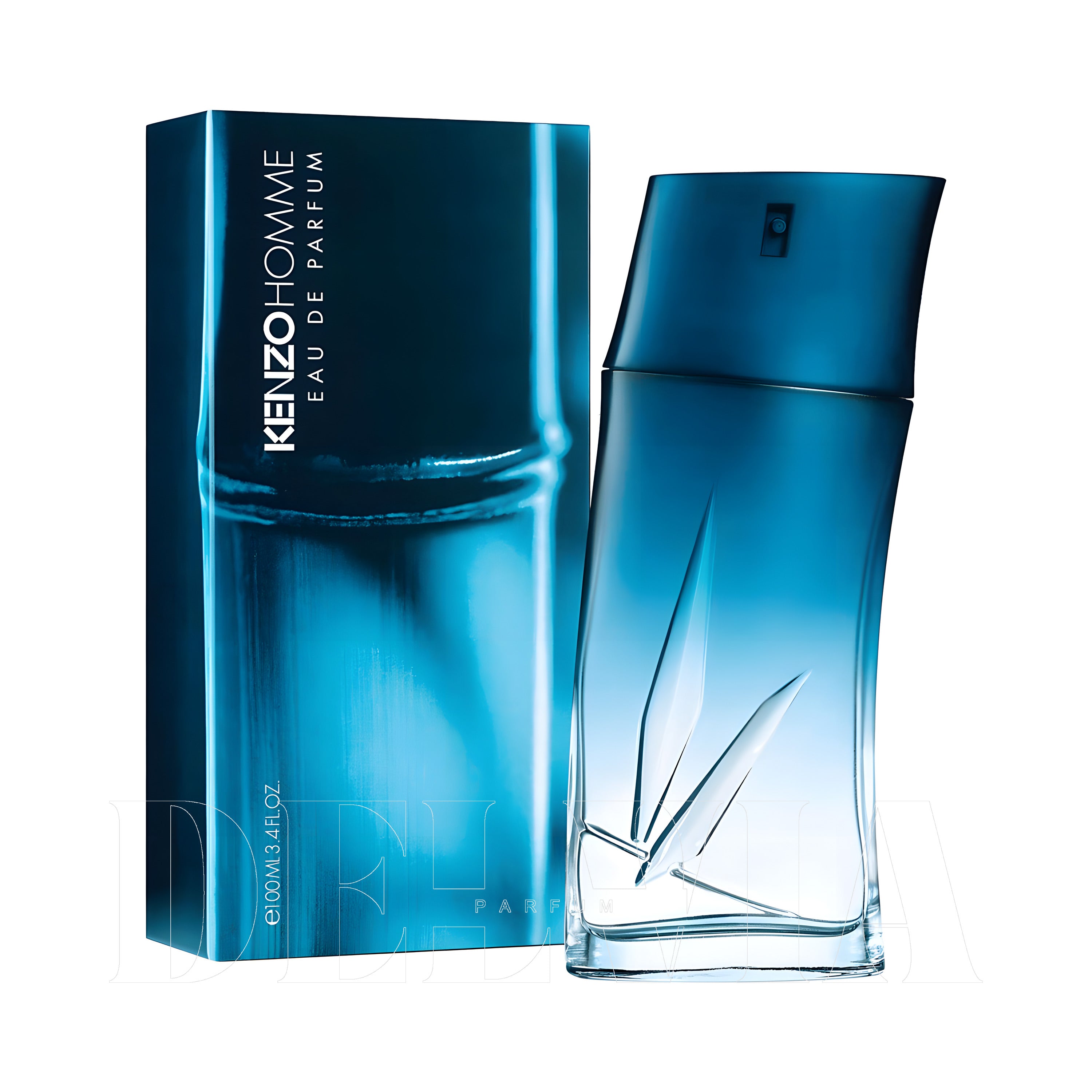 Kenzo Pour Homme 5 ml dekant parfüm — kutu ve şişe görseli