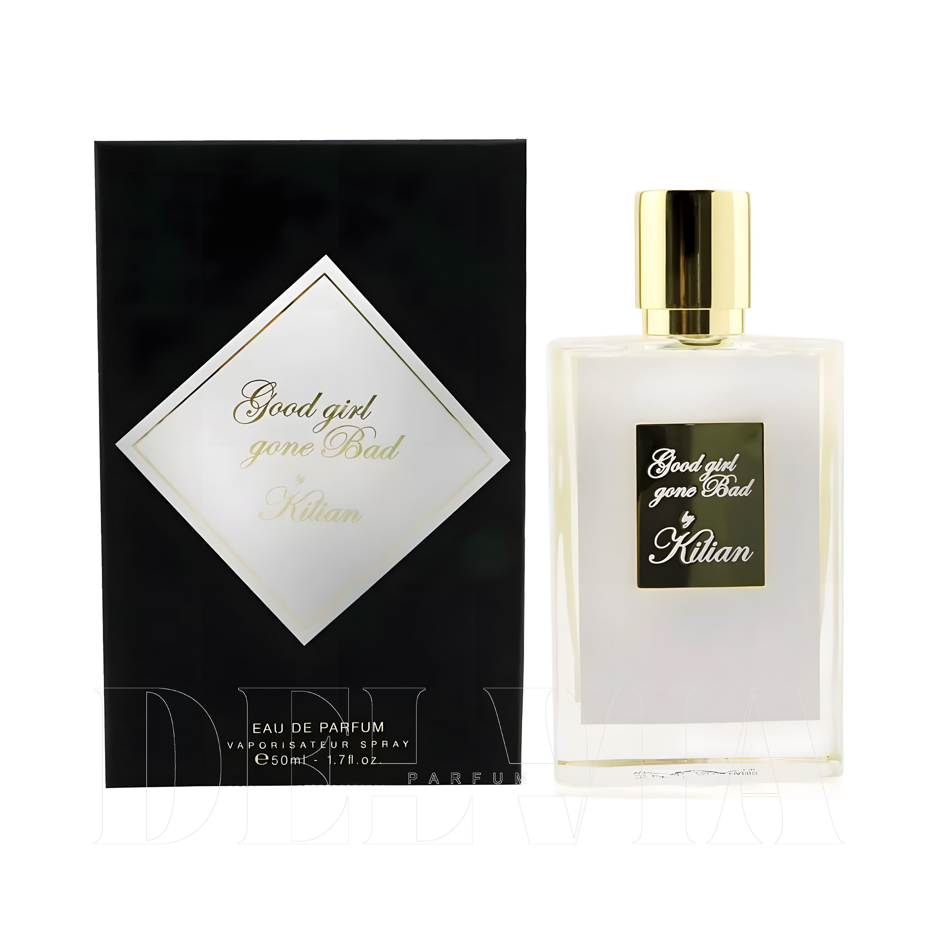 Kilian Good Girl Gone Bad 1 ml dekant parfüm — kutu ve şişe görseli