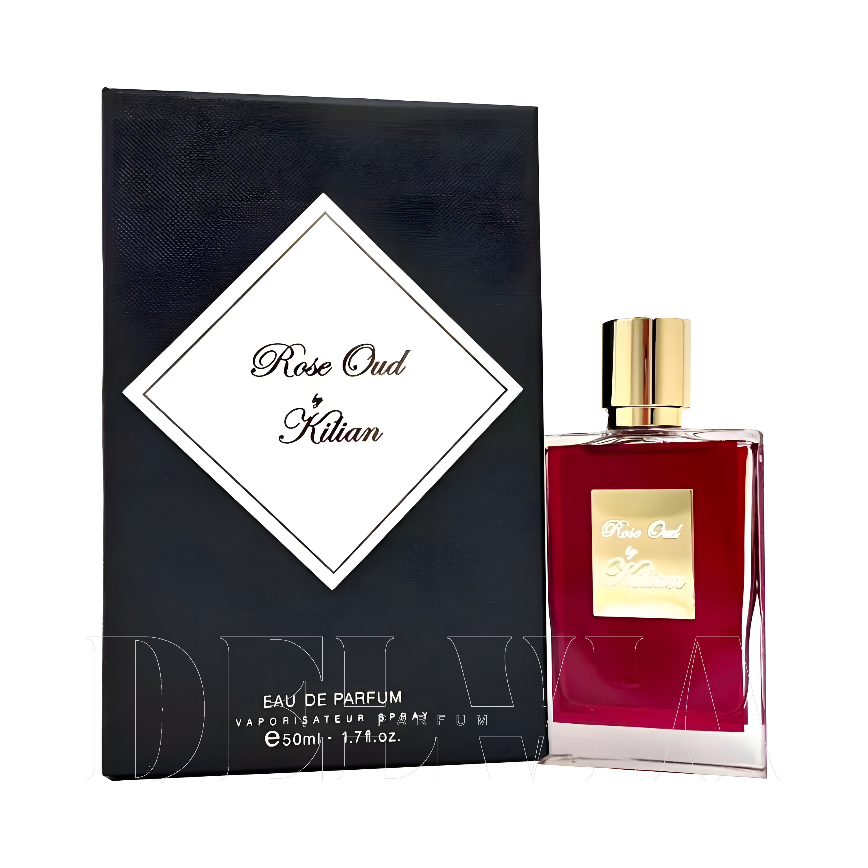 Kilian Rose Oud Araba Kokusu — kutu ve şişe görseli