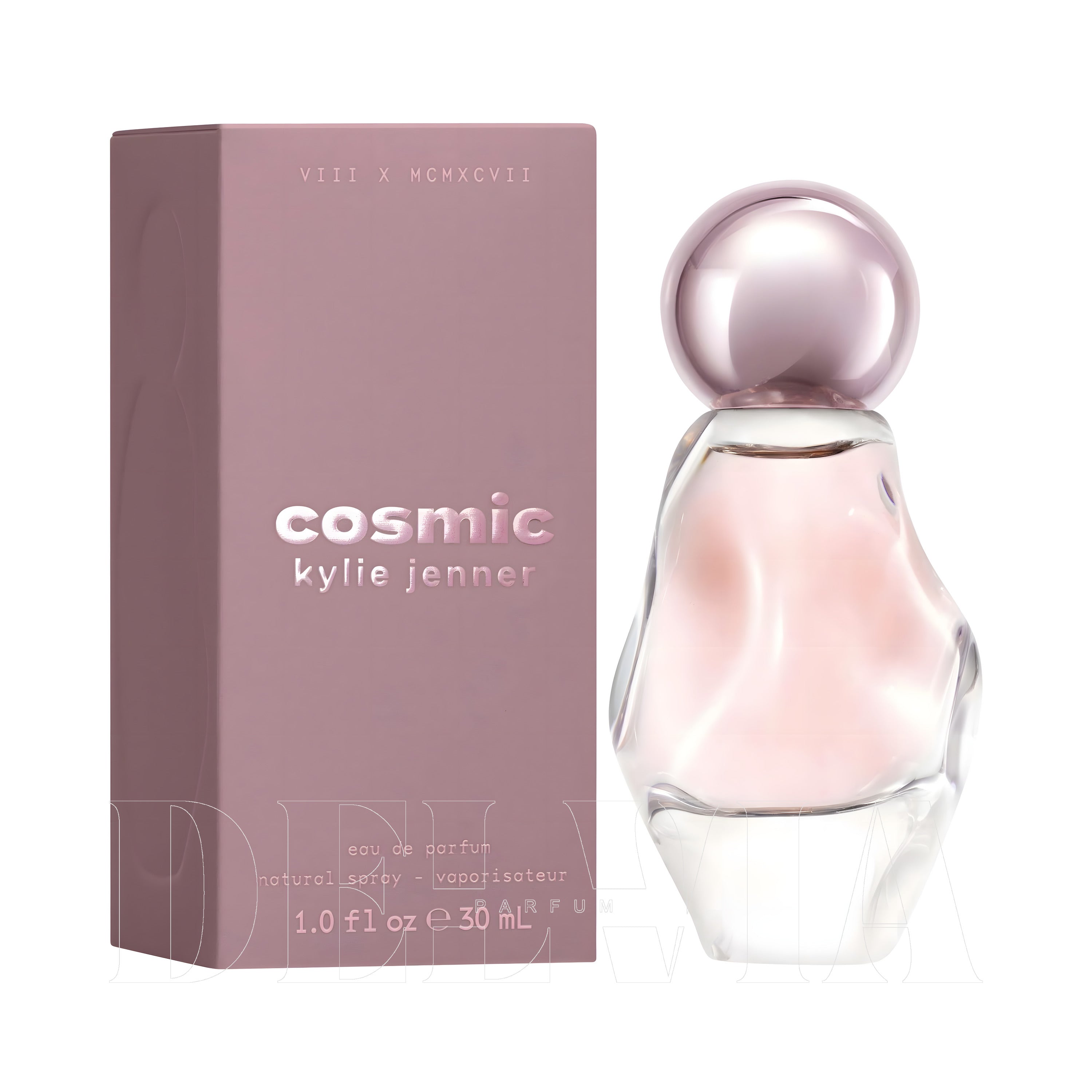 Kylie Jenner Cosmic 15 ml dekant parfüm — kutu ve şişe görseli