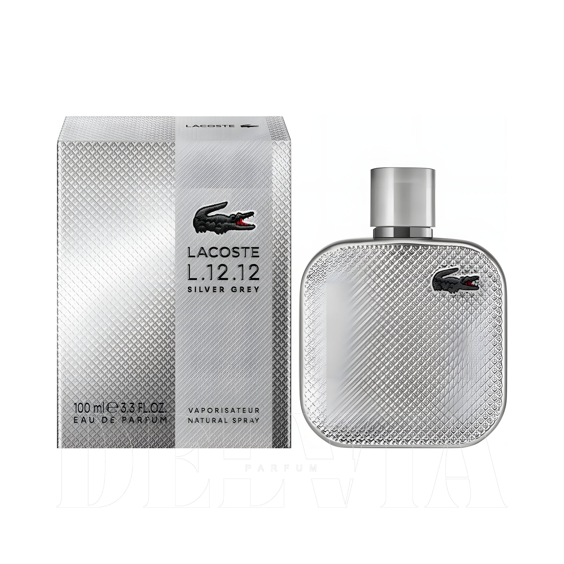 Lacoste L 12 12 Silver Grey 2 ml dekant parfüm — şişe görseli