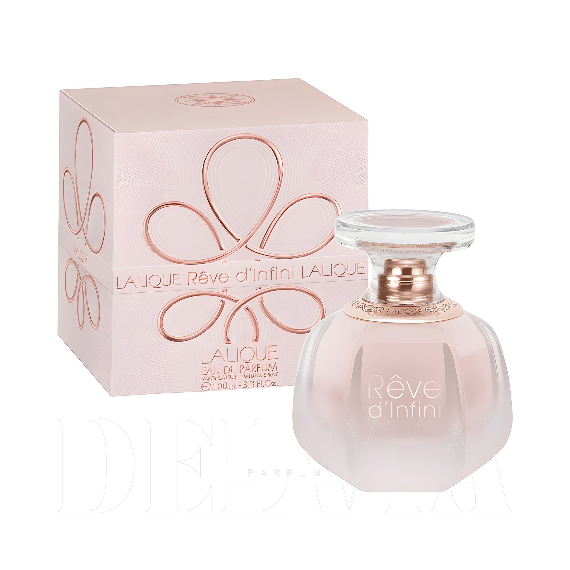 Lalique Reve D Infini Katı Parfum — kutu ve şişe görseli