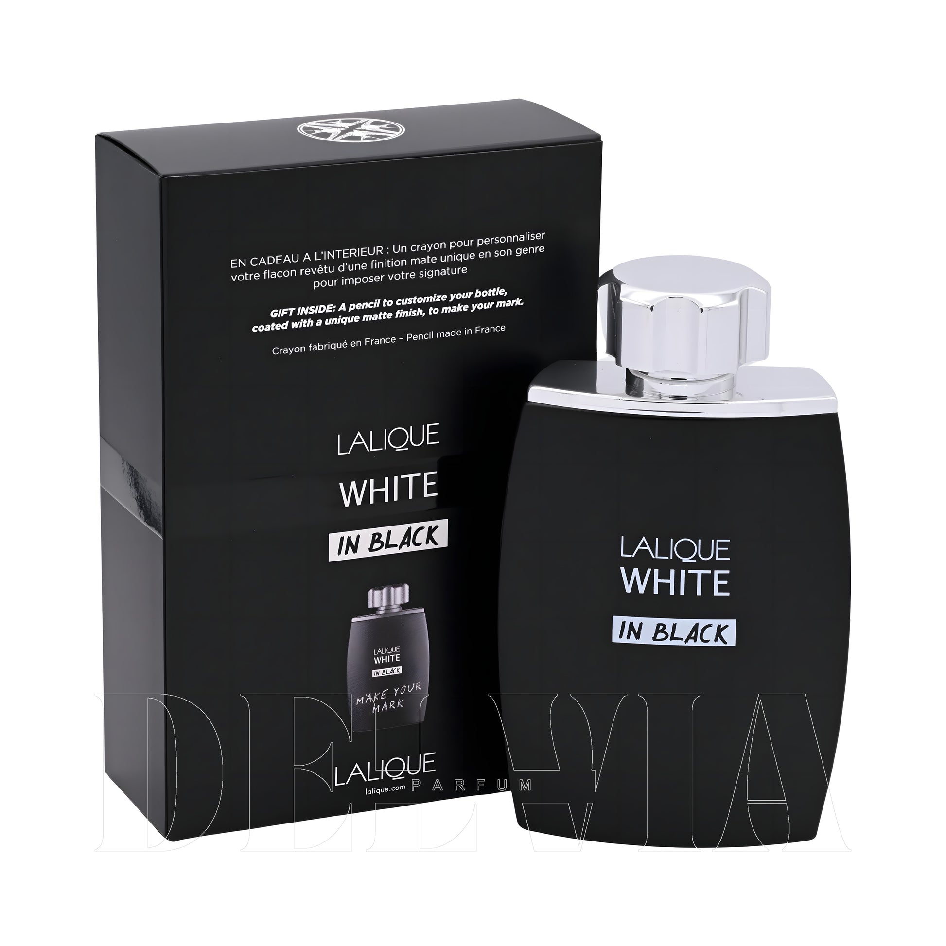 Lalique White In Black 15 ml dekant parfüm — şişe görseli