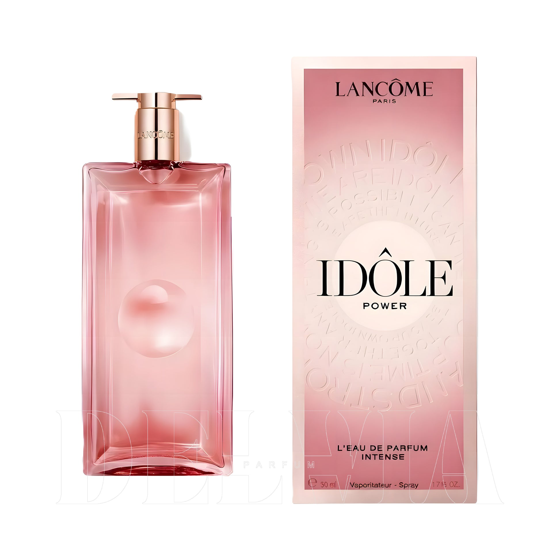 Lancome Idole Power Intense 5 ml dekant parfüm — kutu ve şişe görseli