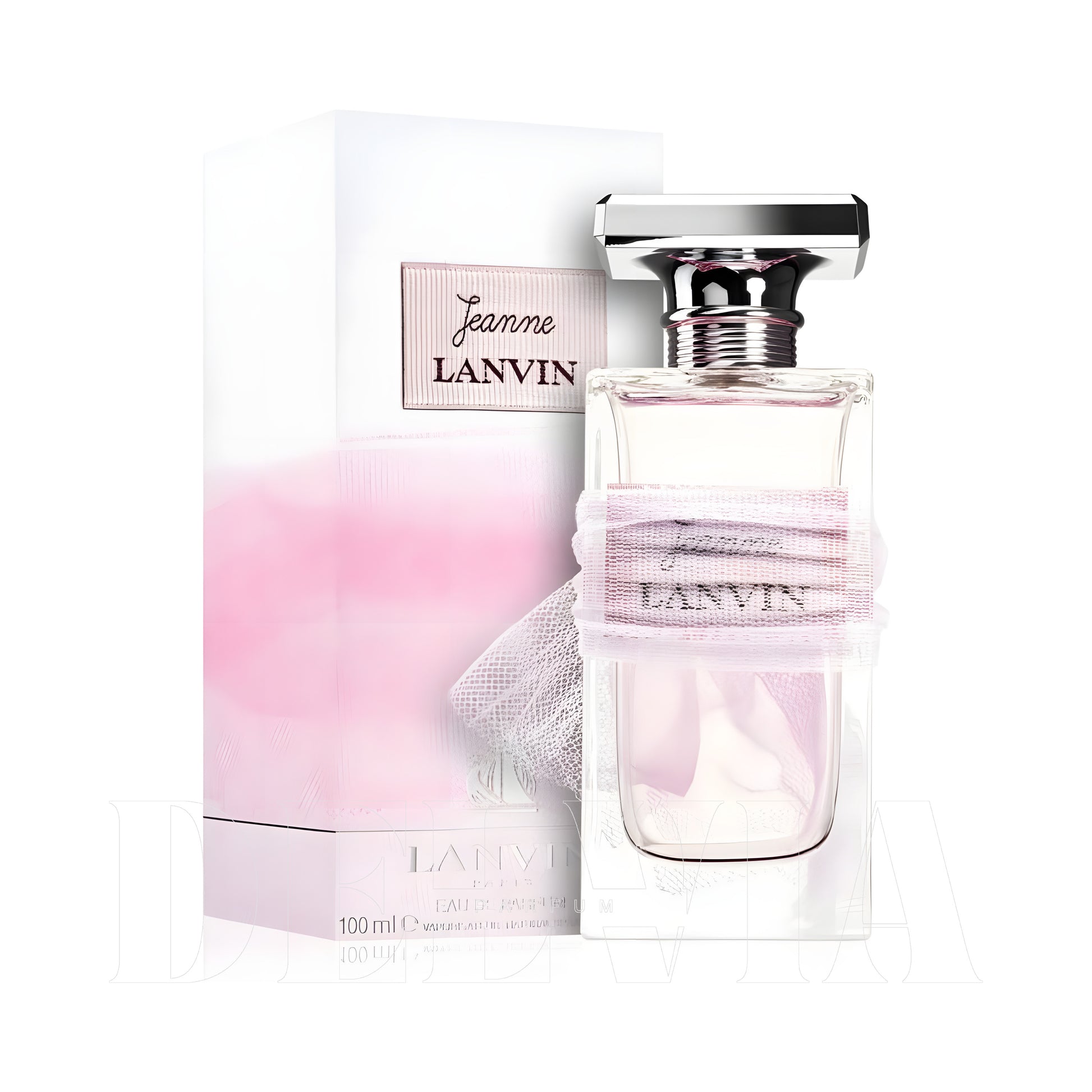 Lanvin Jeanne 3 ml dekant parfüm — kutu ve şişe görseli