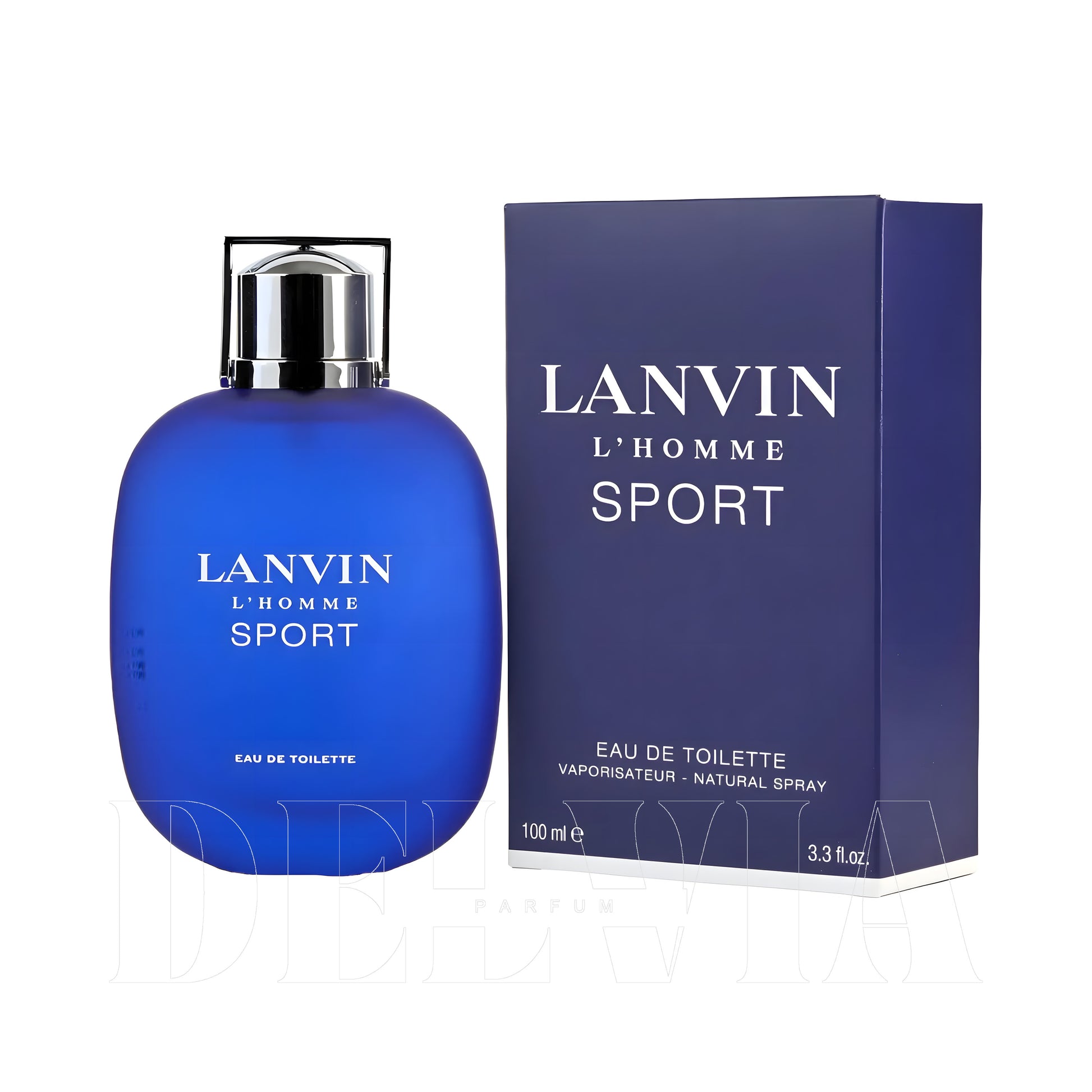 Lanvin L Homme Sport Edt 5 ml dekant parfüm — kutu ve şişe görseli