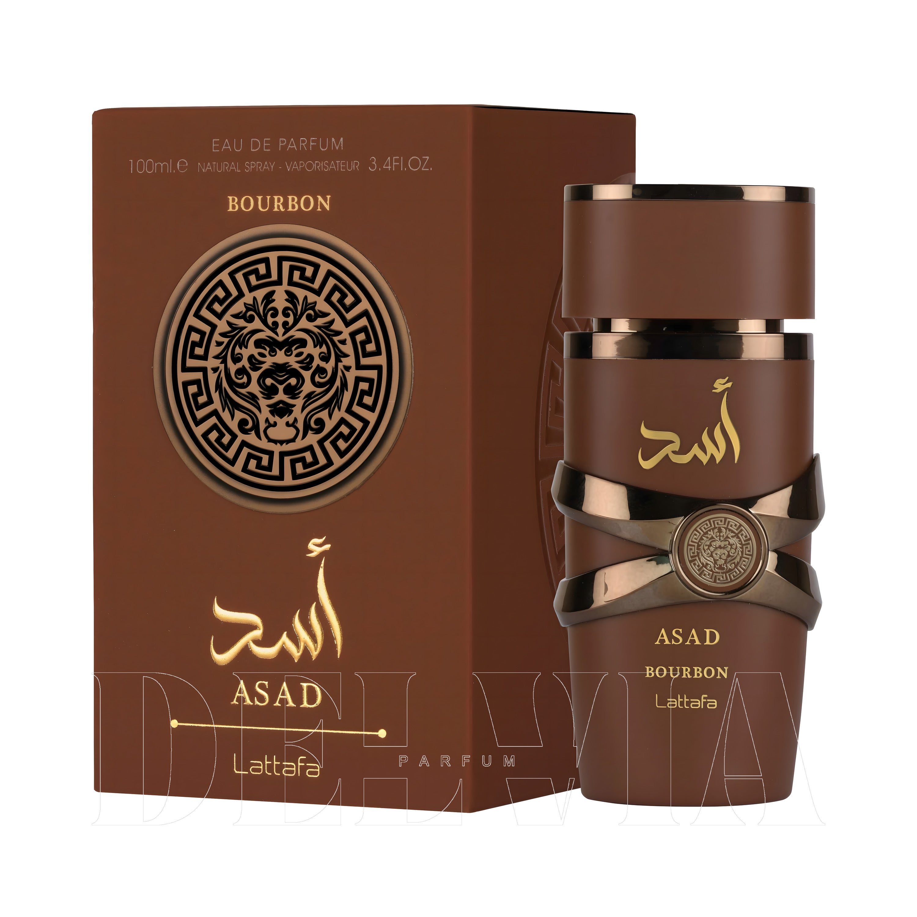 Lattafa Asad Bourbon Katı Parfum — şişe görseli