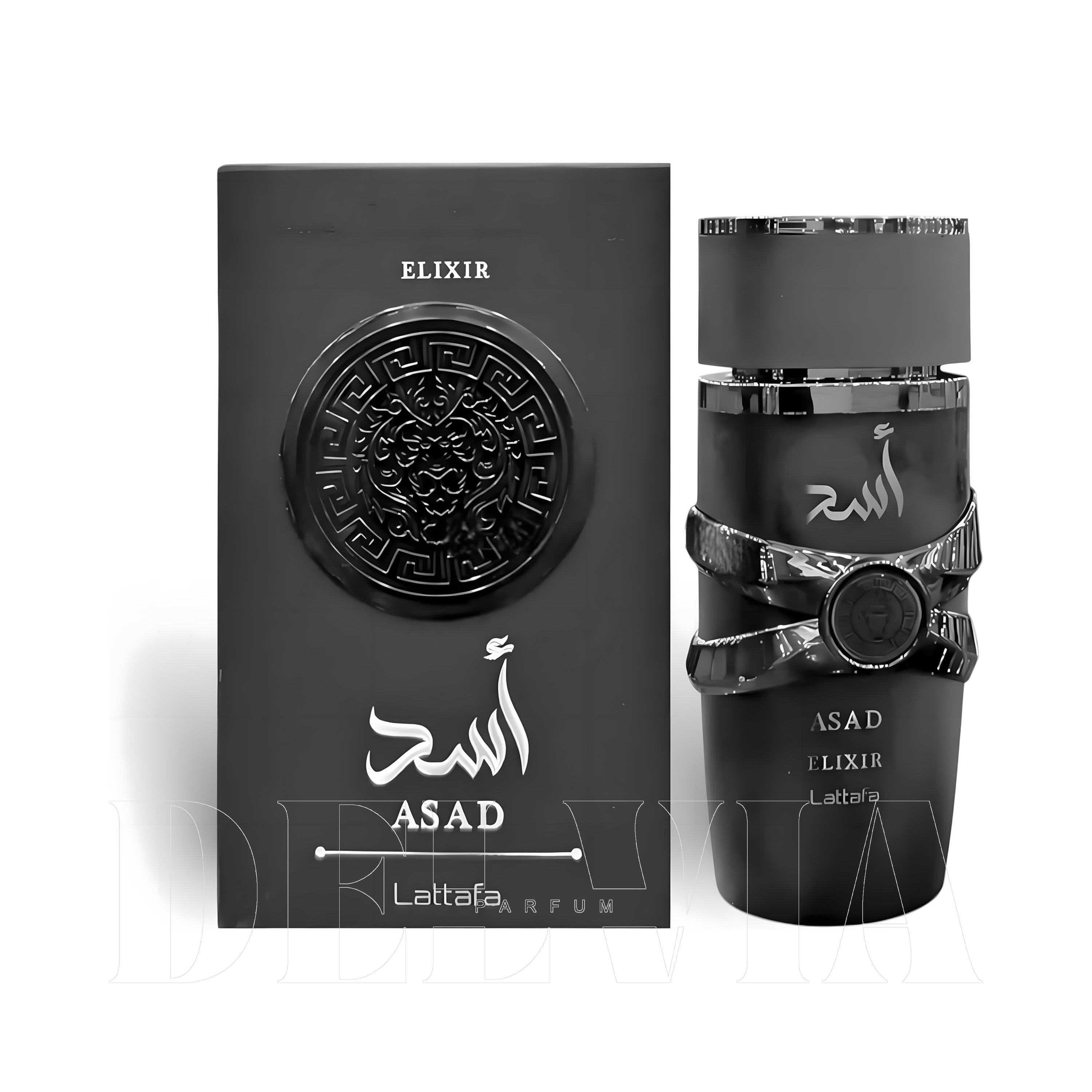 Lattafa Asad Elixir Tam Boy Parfum — şişe görseli