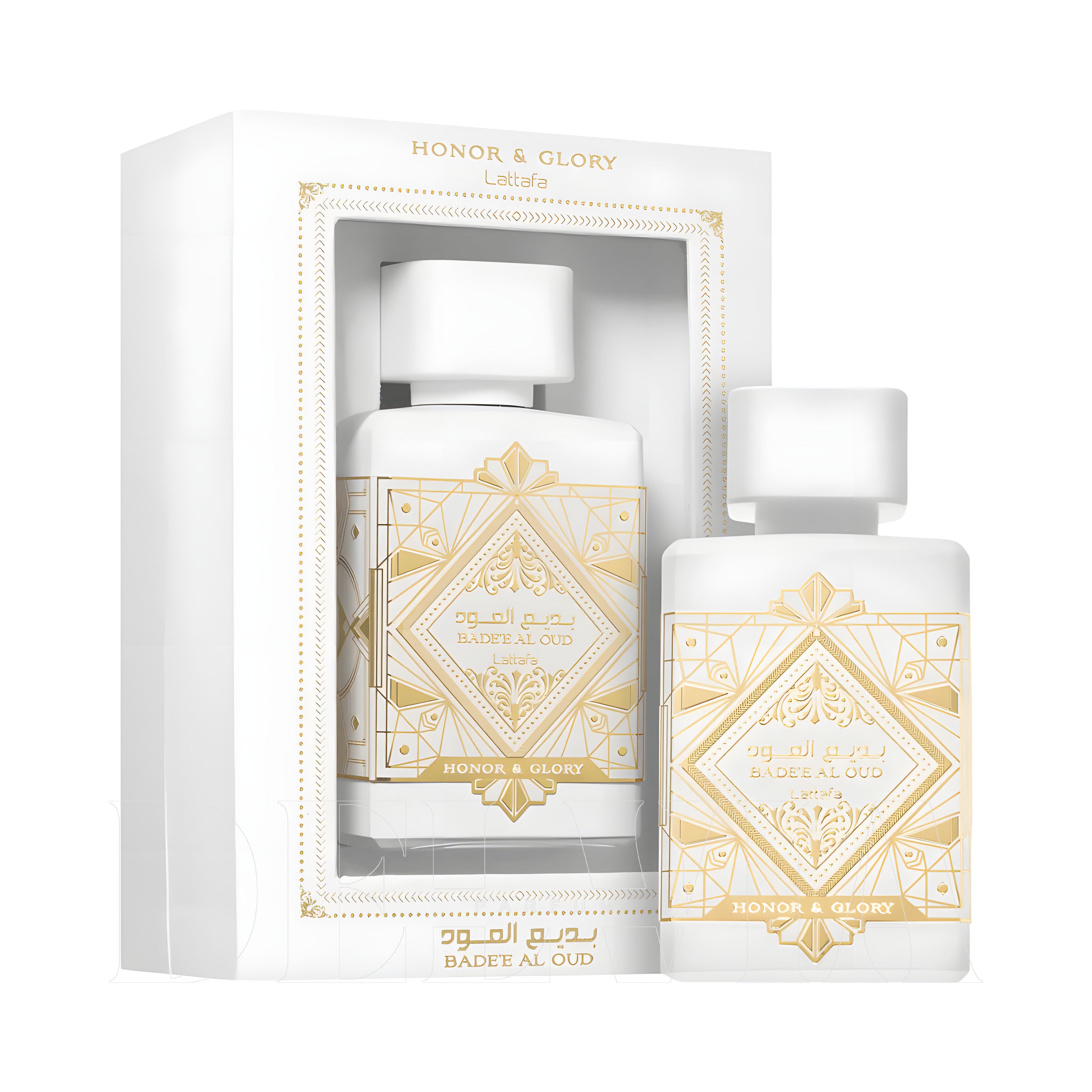 Lattafa Bade E Al Oud Honor Glory Eau De Parfum 3 ml dekant parfüm — şişe görseli