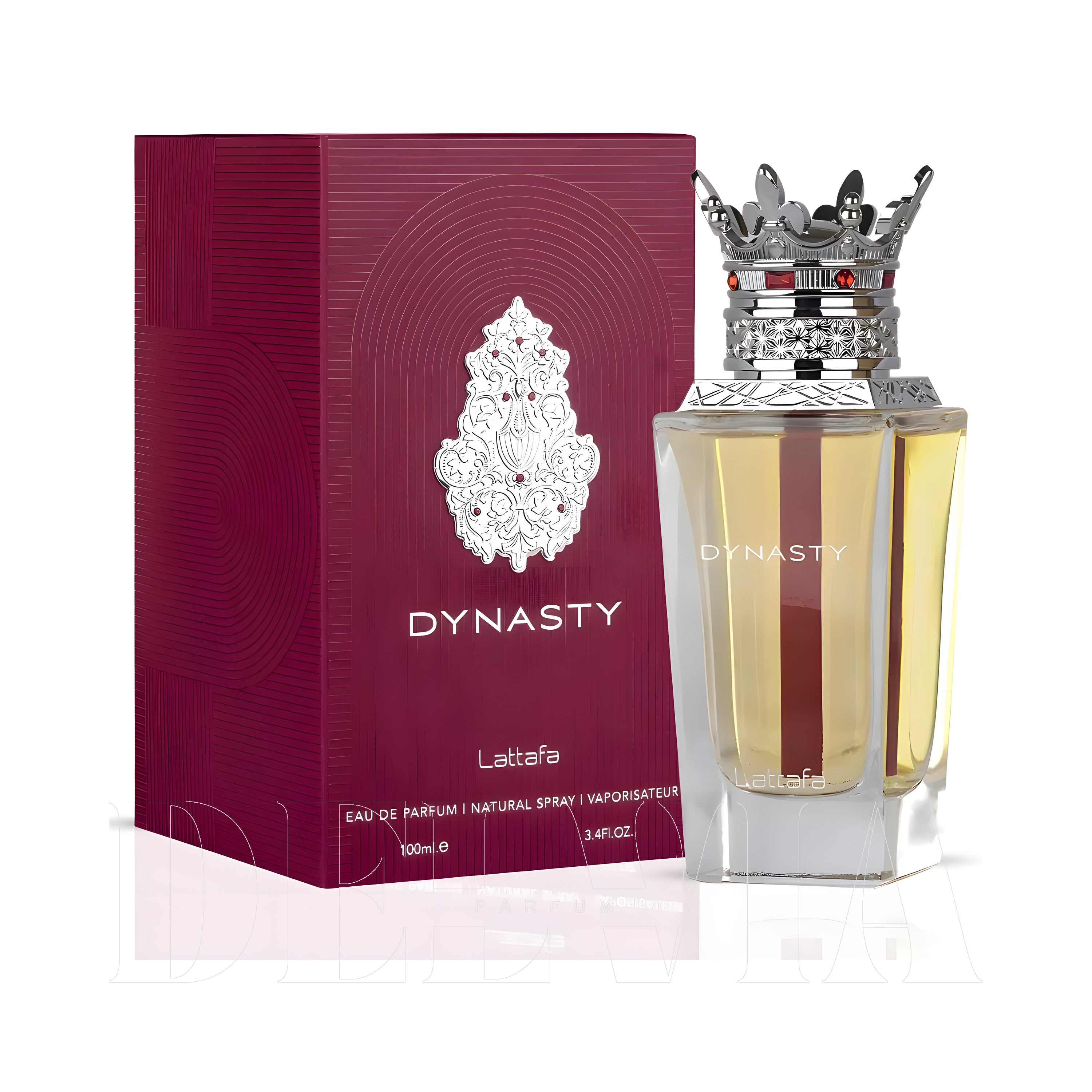 Lattafa Dynasty 10 ml dekant parfüm — şişe görseli