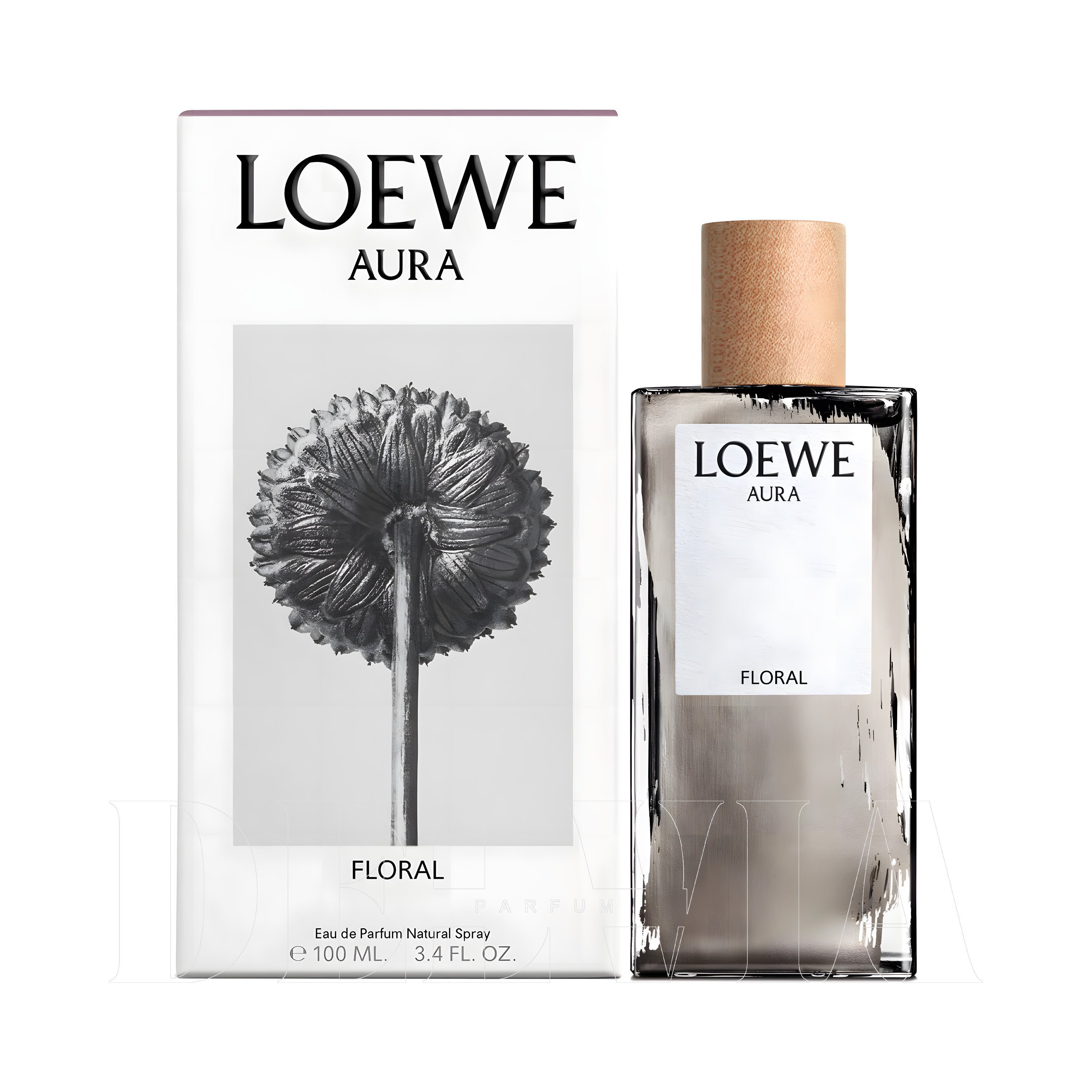 Loewe Aura Floral Araba Kokusu — kutu ve şişe görseli