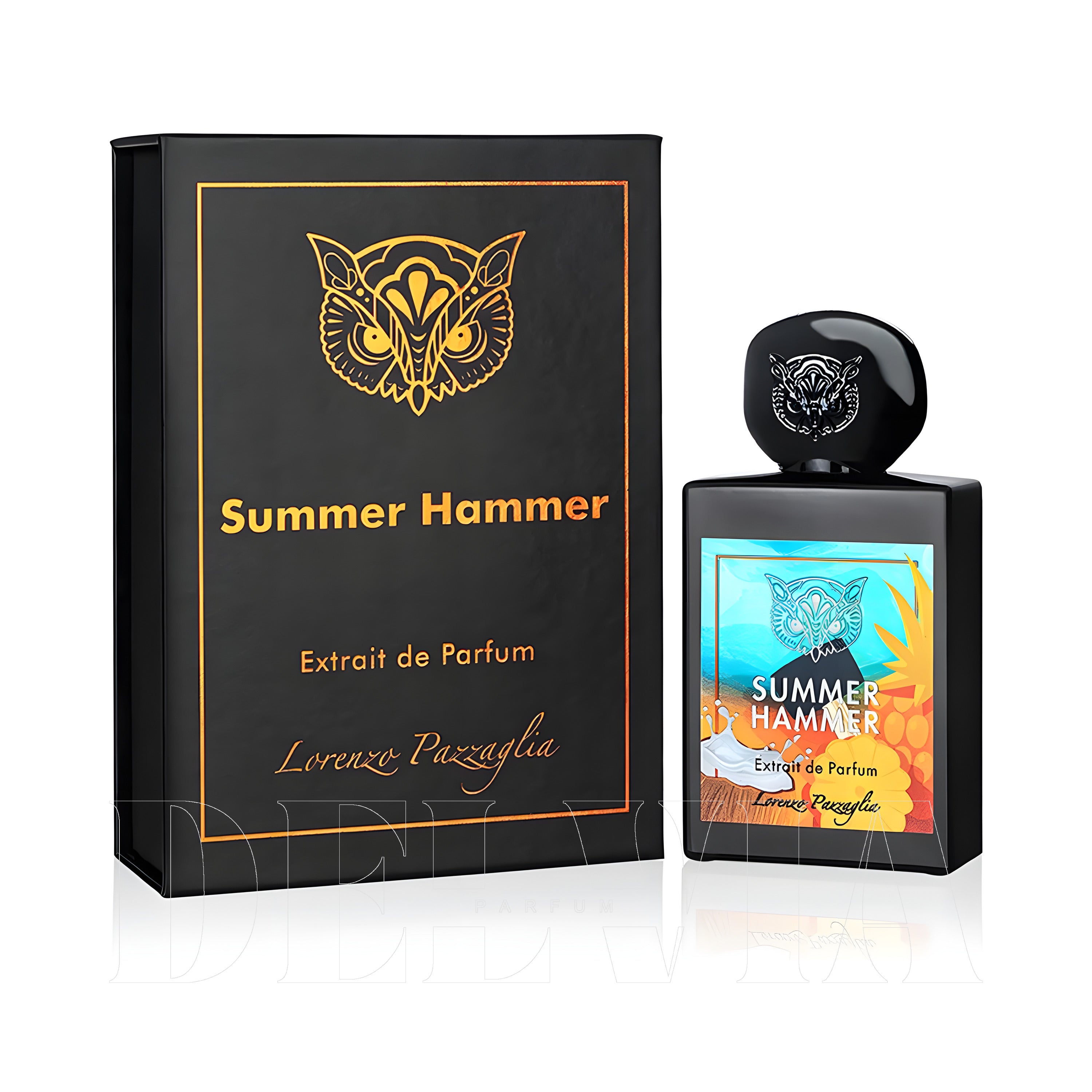 Lorenzo Pazzaglia Summer Hammer Extrait De Parfum 8 ml dekant parfüm — kutu ve şişe görseli