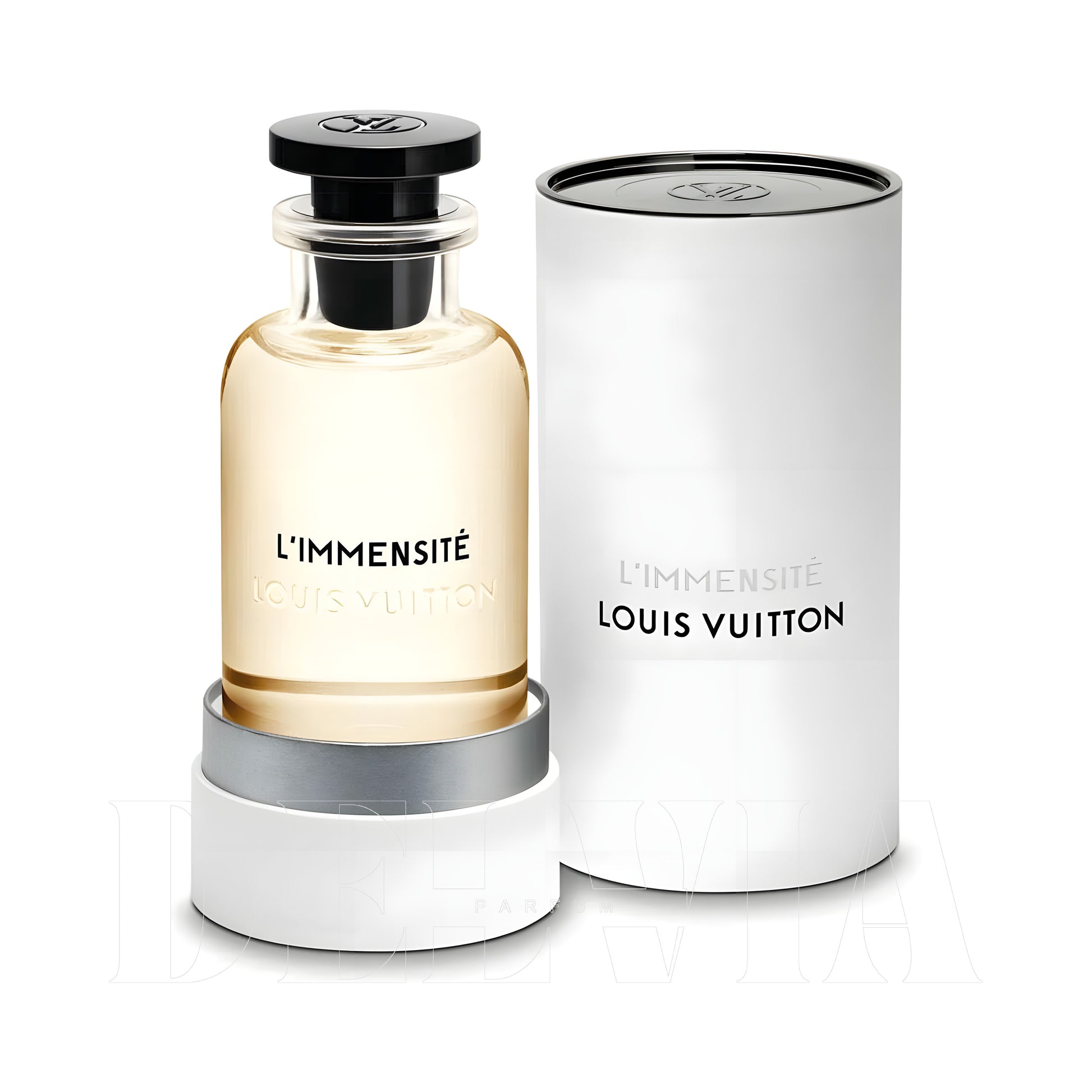 Louis Vuitton L Immensite 15 ml dekant parfüm — kutu ve şişe görseli