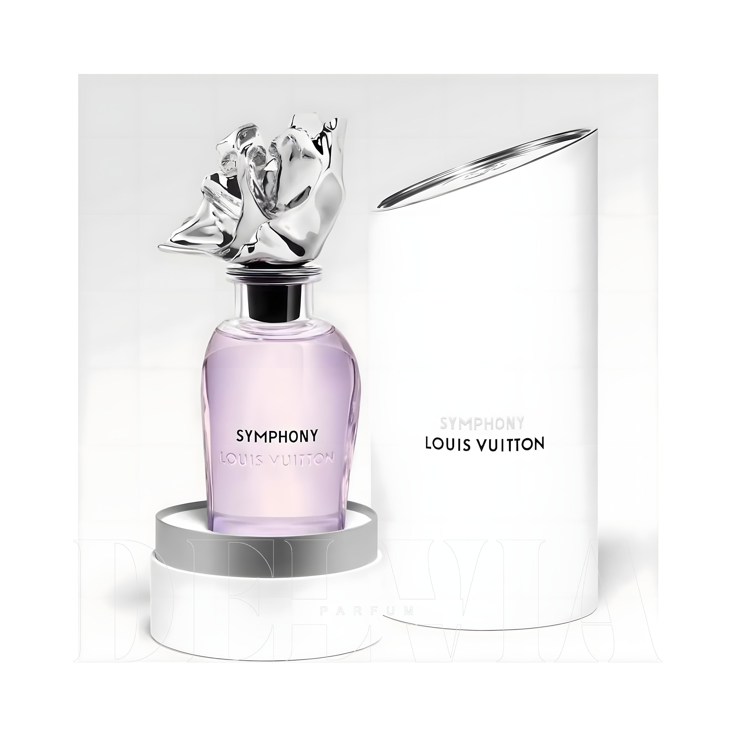 Louis Vuitton Symphony 3 ml dekant parfüm — kutu ve şişe görseli