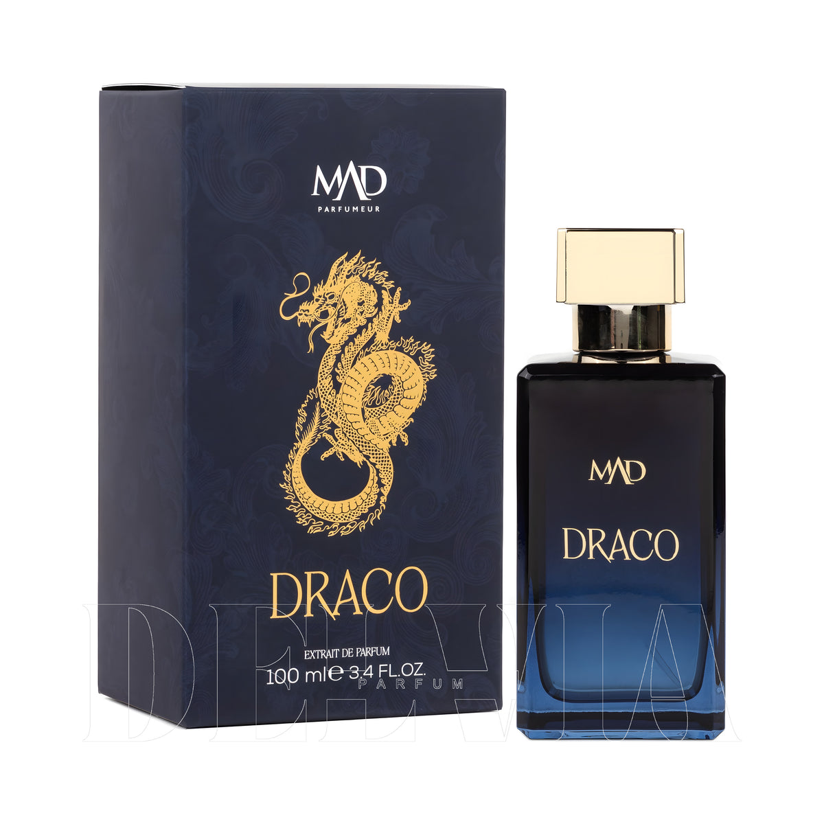 Mad Draco Tam Boy Parfum — şişe+kutu görseli