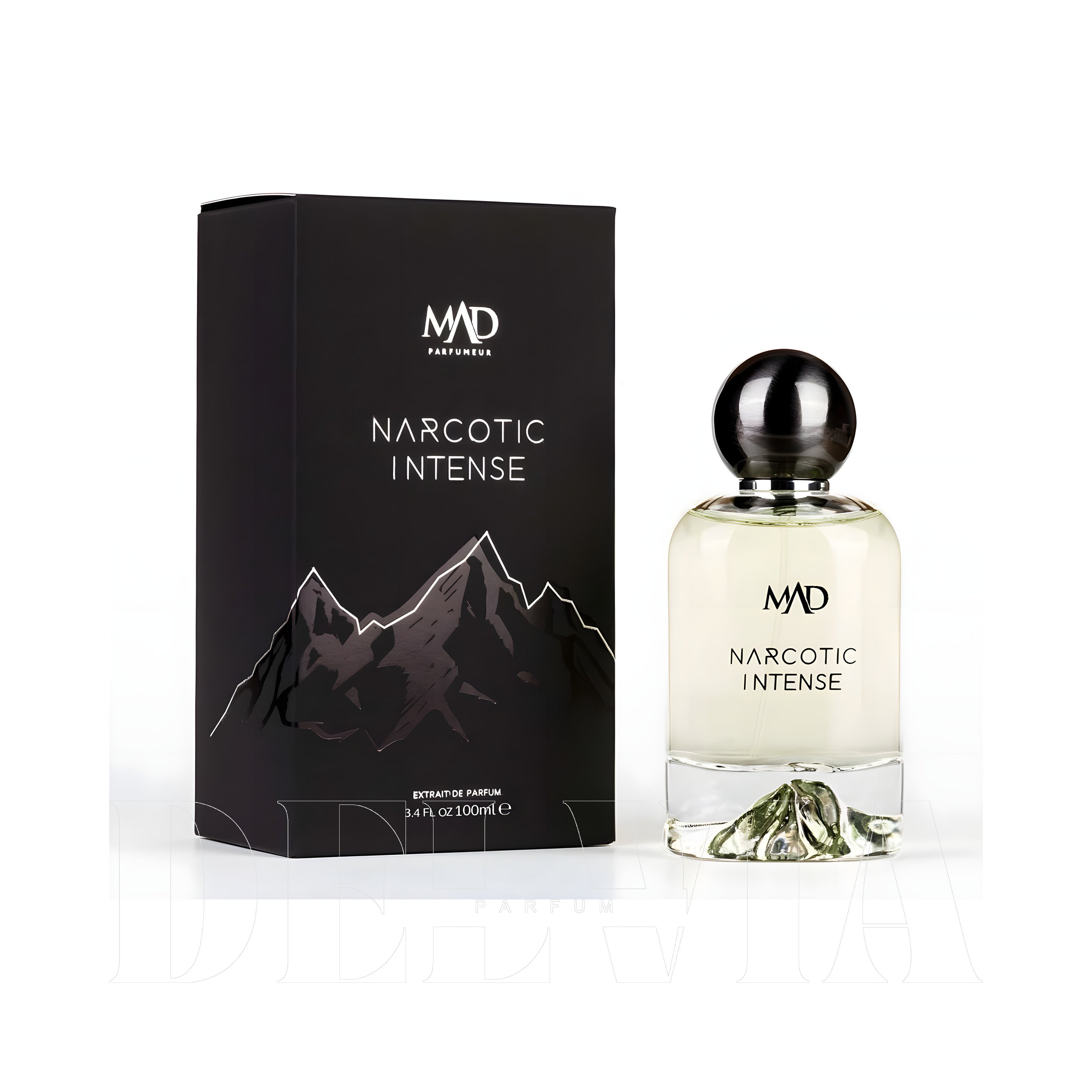 Mad Narcotic Intense 30 ml dekant parfüm — kutu ve şişe görseli