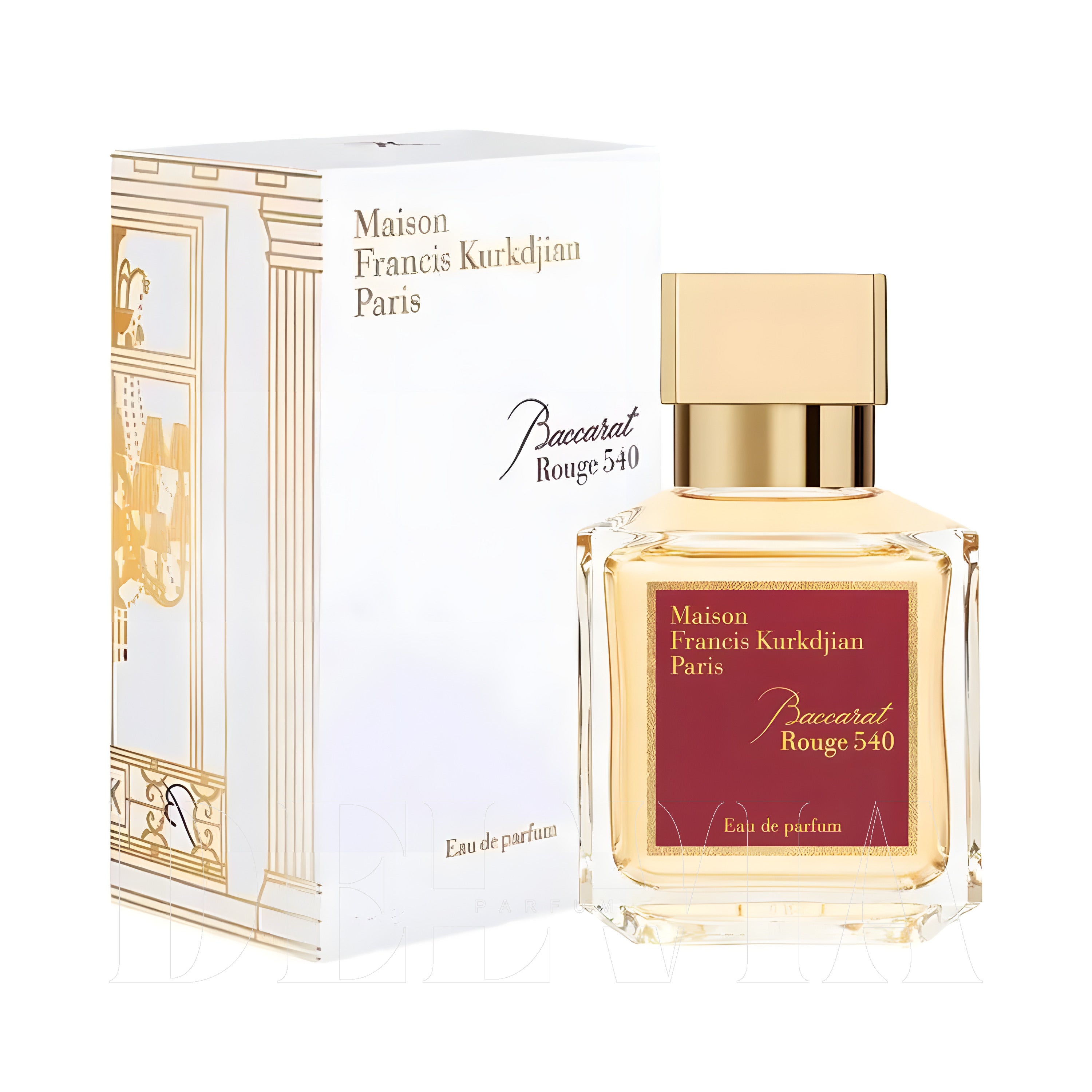 Maison Francis Kurkdjian Baccarat Rouge 540 1 ml dekant parfüm — kutu ve şişe görseli