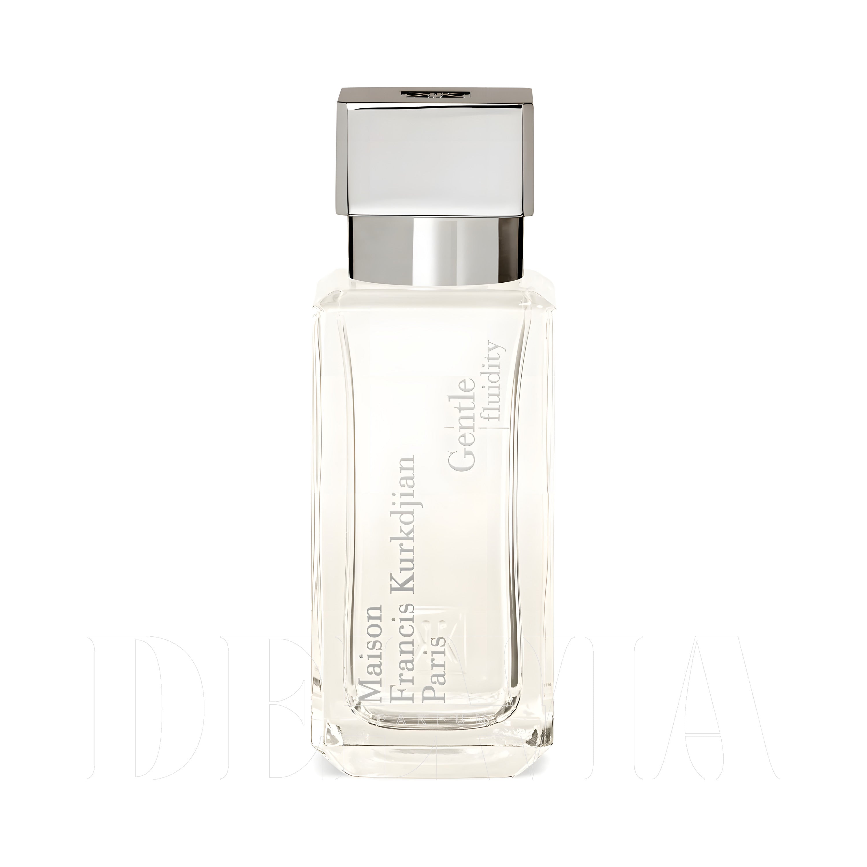 Maison Francis Kurkdjian Gentle Fluidity Silver Edition 15 ml dekant parfüm — kutu ve şişe görseli